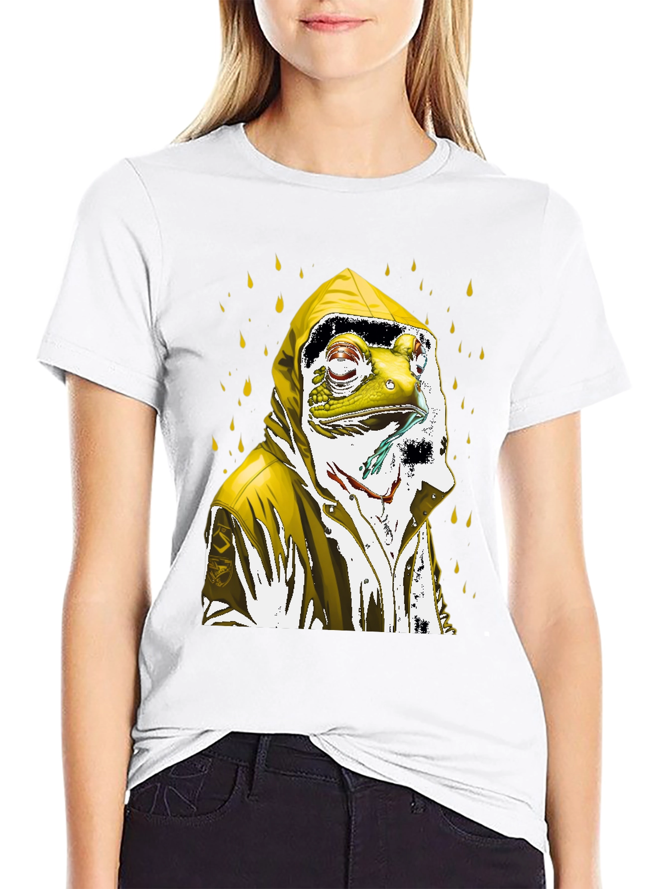 Frog in Raincoat T-Shirt