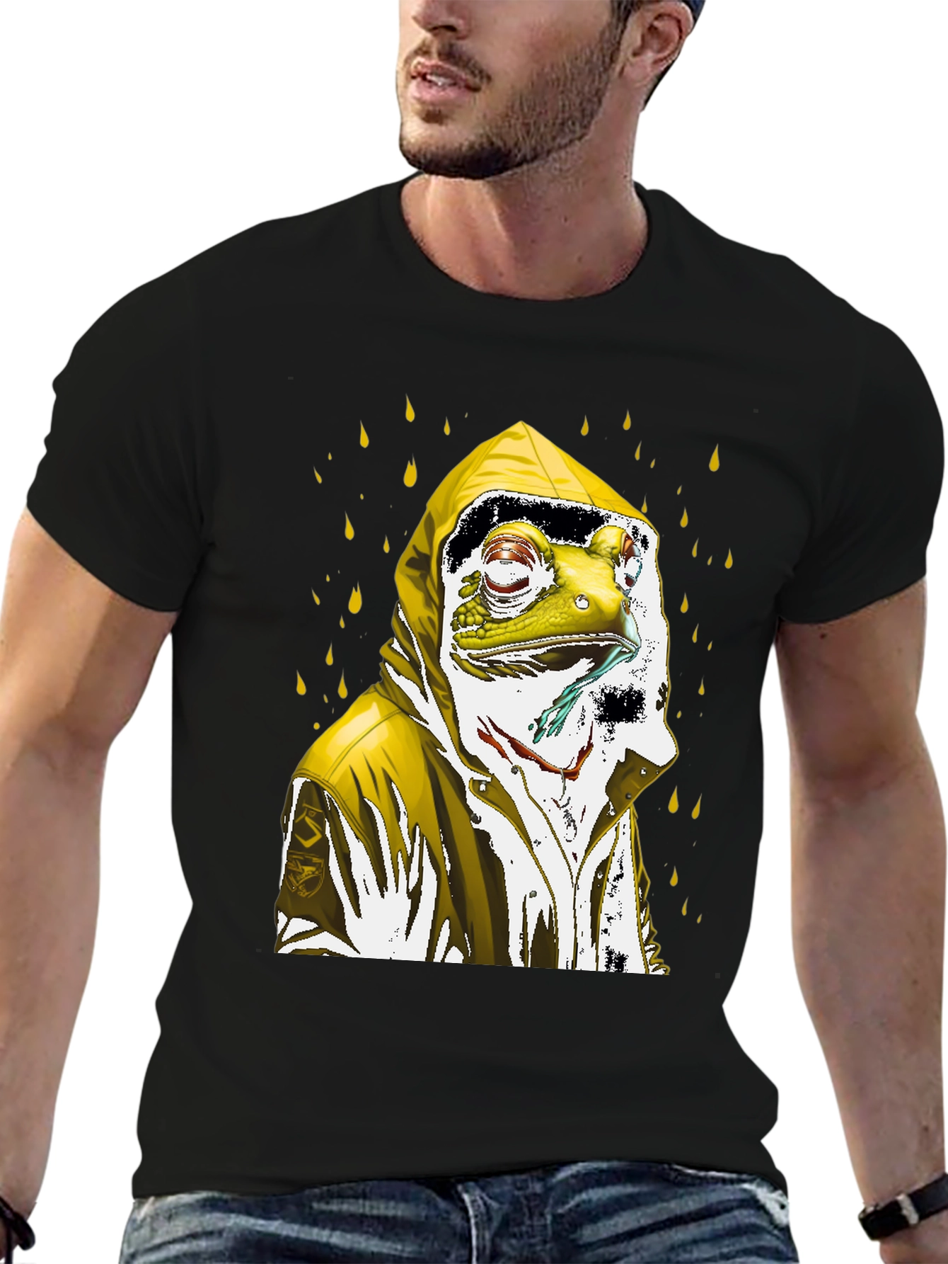 Frog in Raincoat T-Shirt