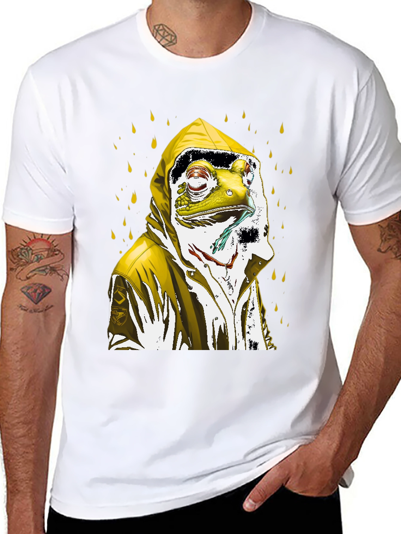 Frog in Raincoat T-Shirt