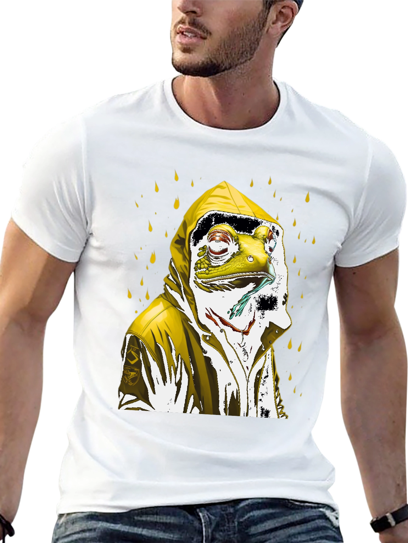 Frog in Raincoat T-Shirt