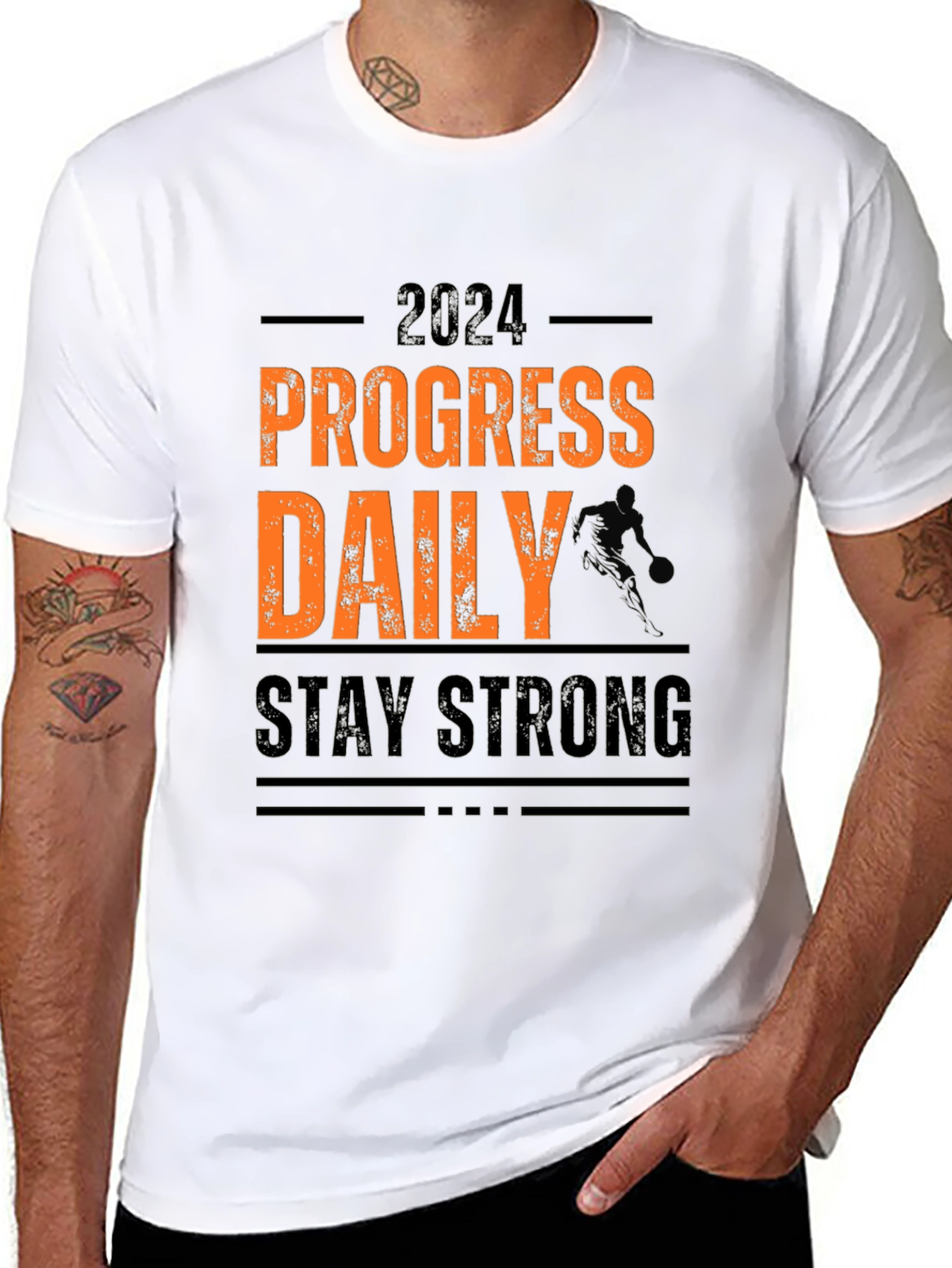 Progress Daily Stay Strong 2024 Graphic Tee