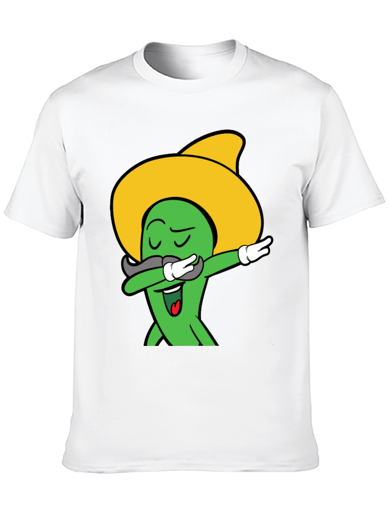 Funny Dabbing Jalapeno Black T-Shirt