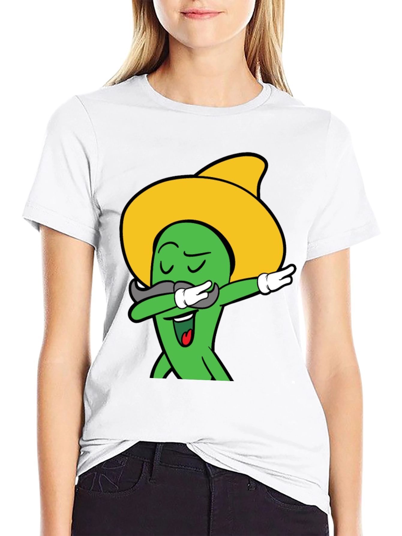 Funny Dabbing Jalapeno Black T-Shirt