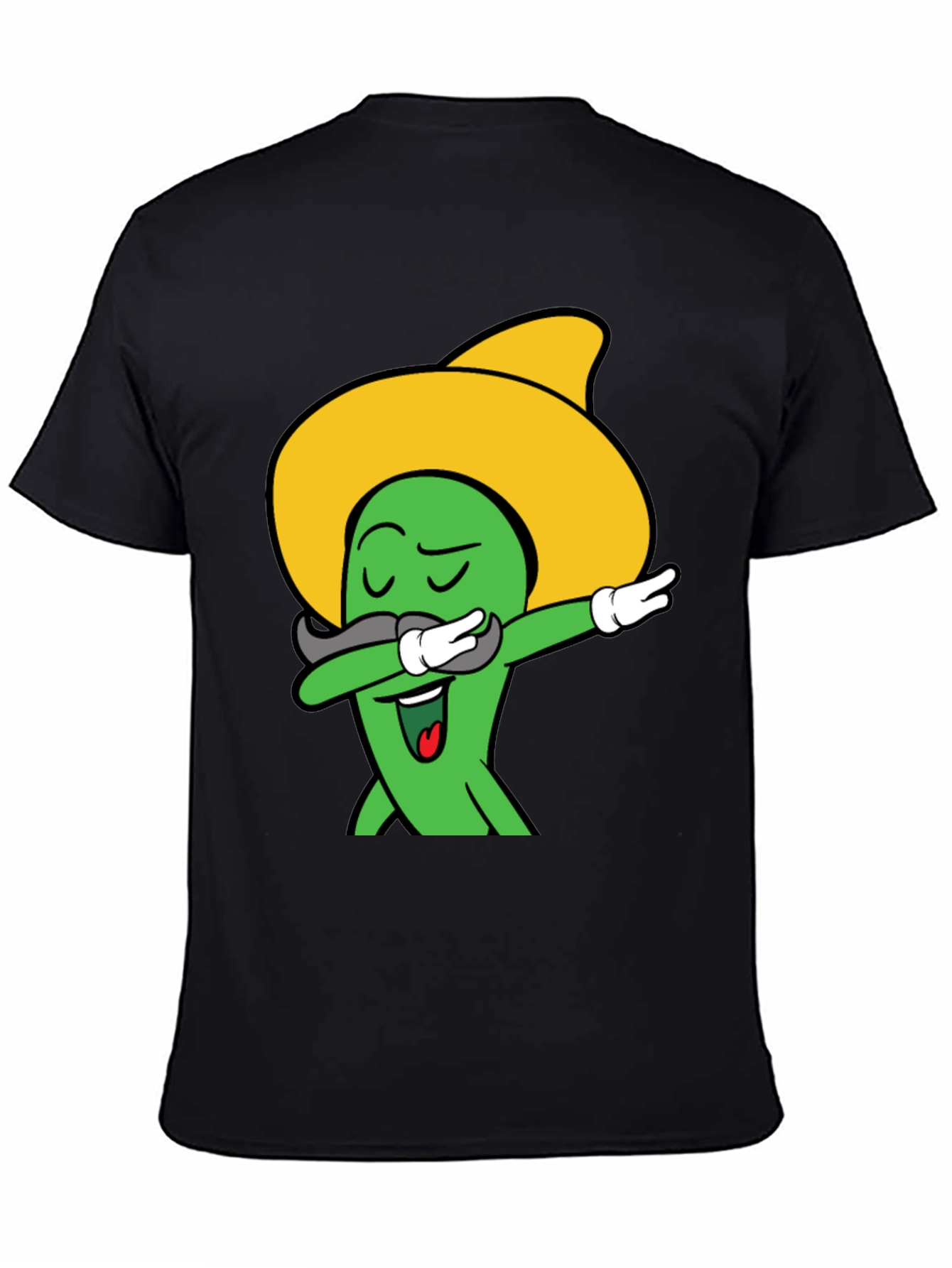Funny Dabbing Jalapeno Black T-Shirt