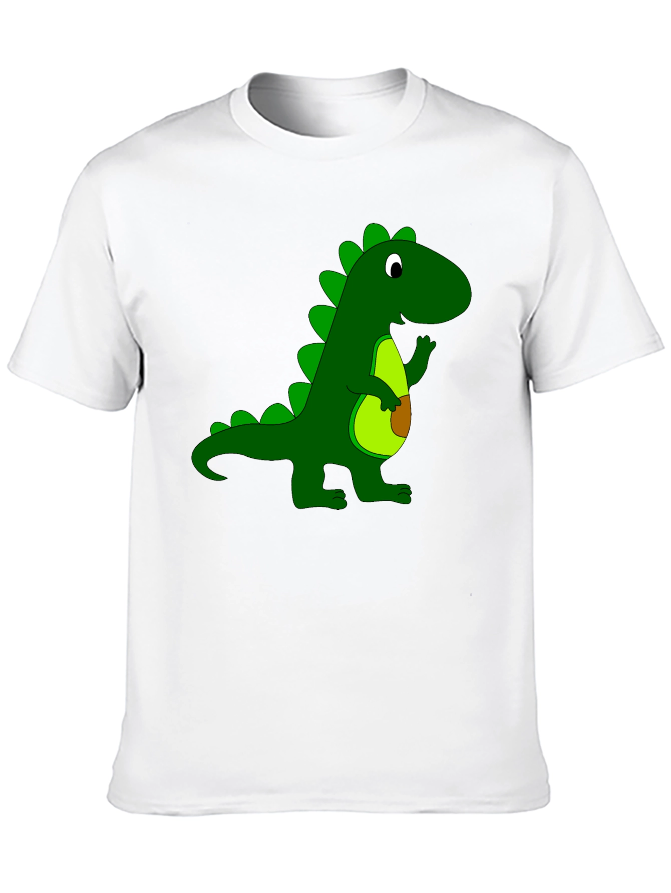 Dino Graphic Tee - Black Cotton T-Shirt