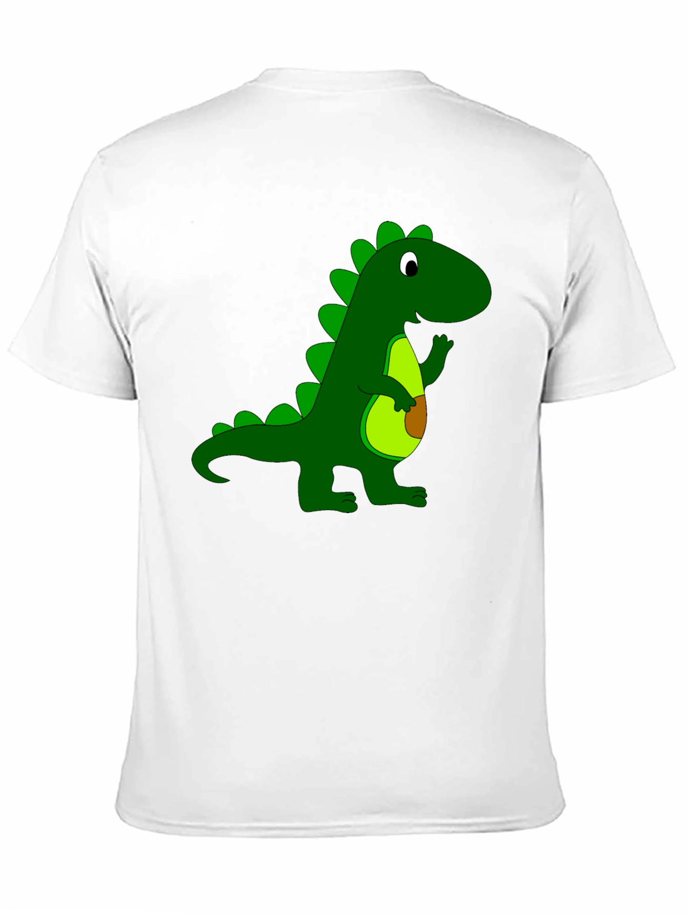 Dino Graphic Tee - Black Cotton T-Shirt