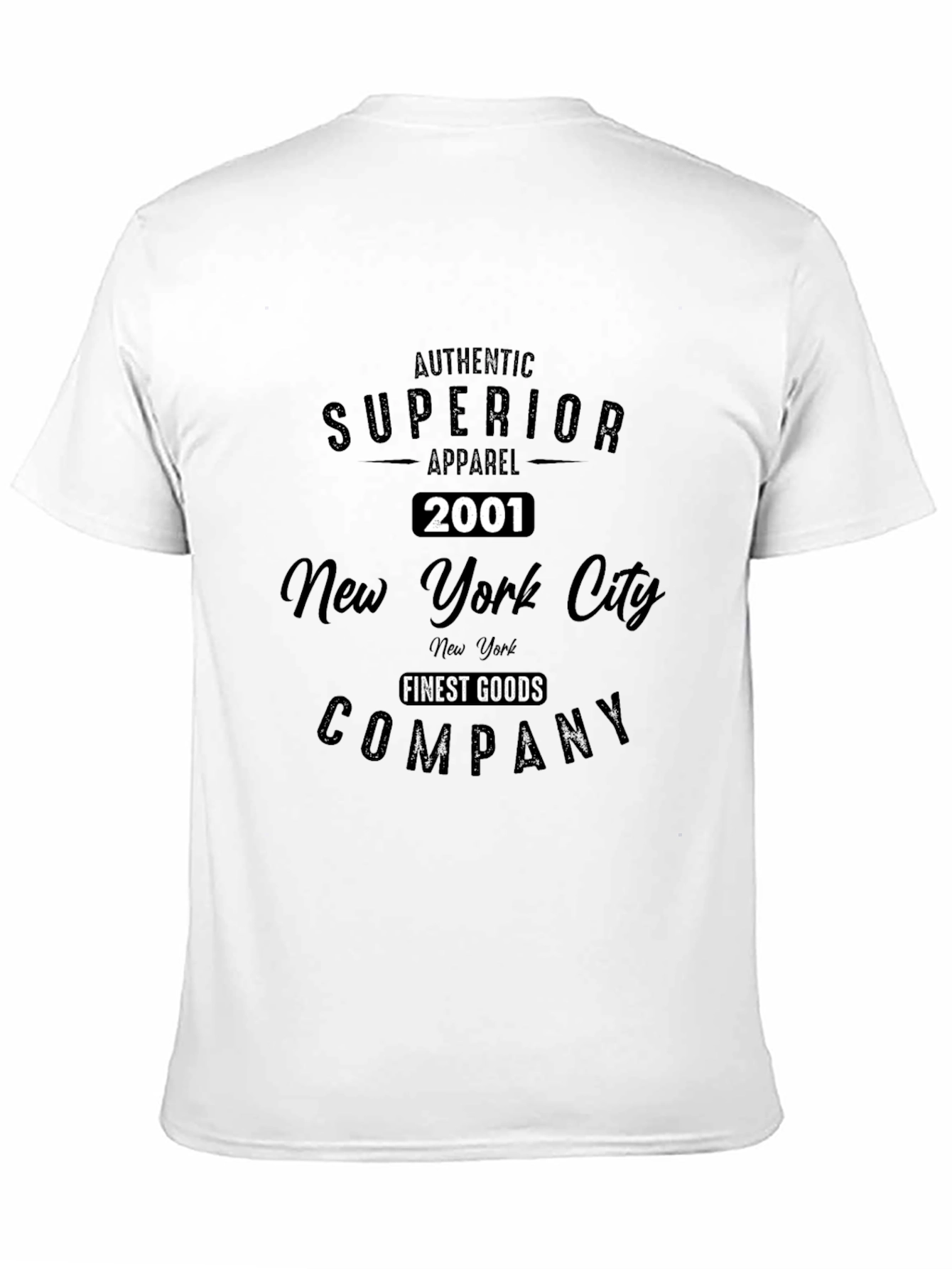 Authentic Superior Apparel NYC Graphic Tee