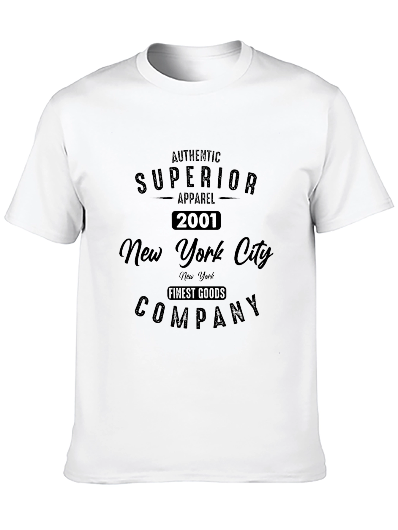 Authentic Superior Apparel NYC Graphic Tee