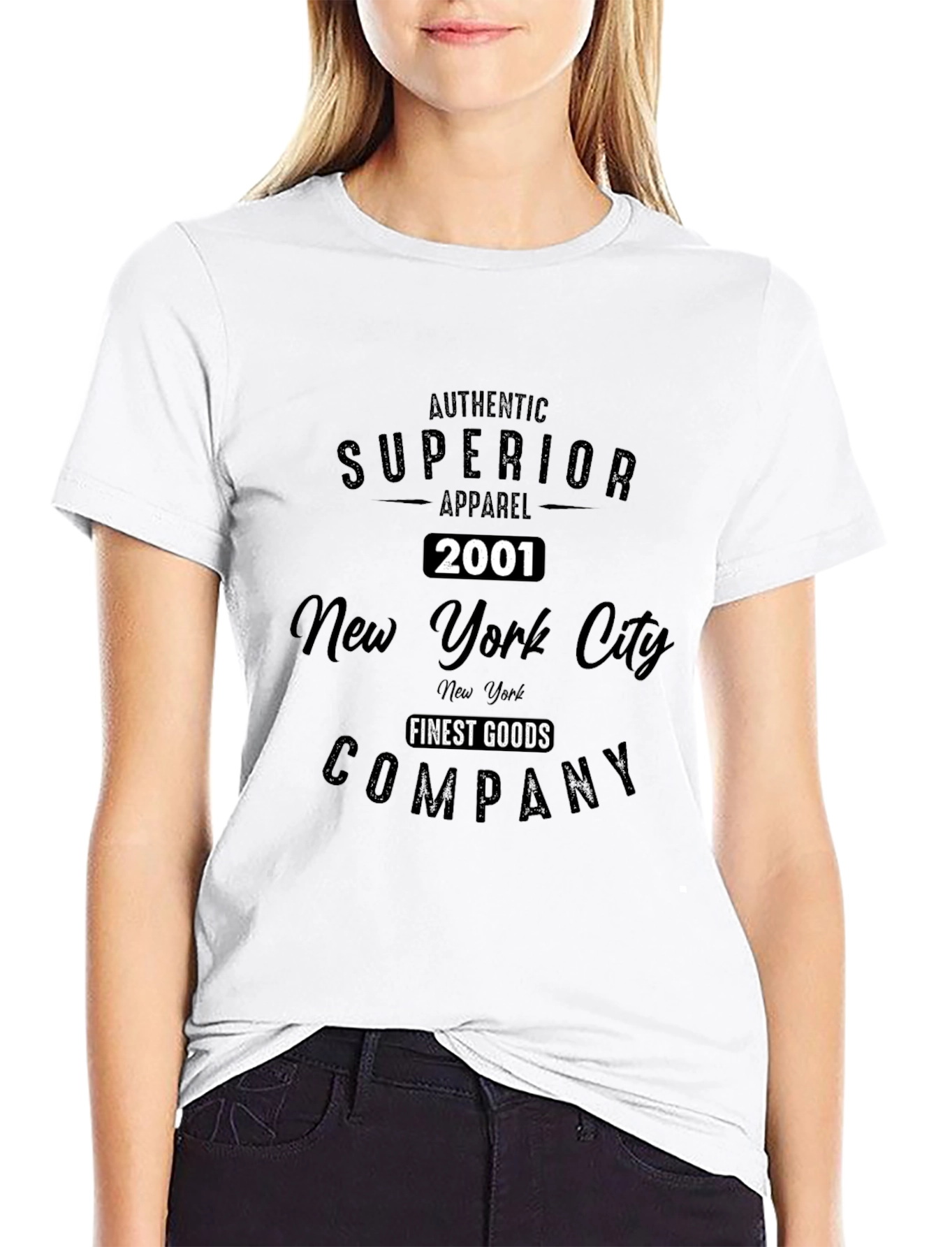 Authentic Superior Apparel NYC Graphic Tee