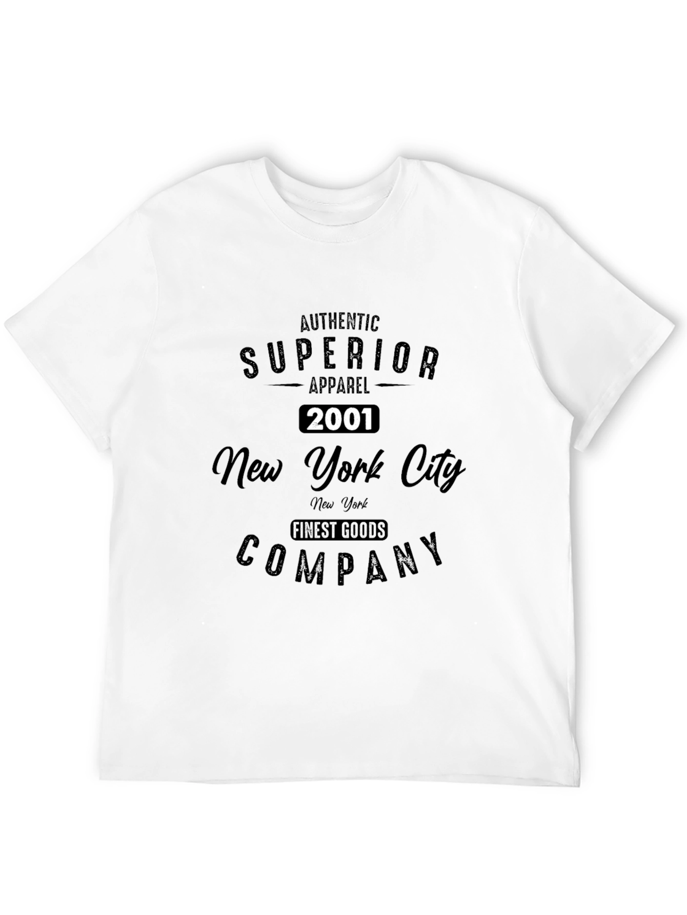 Authentic Superior Apparel NYC Graphic Tee