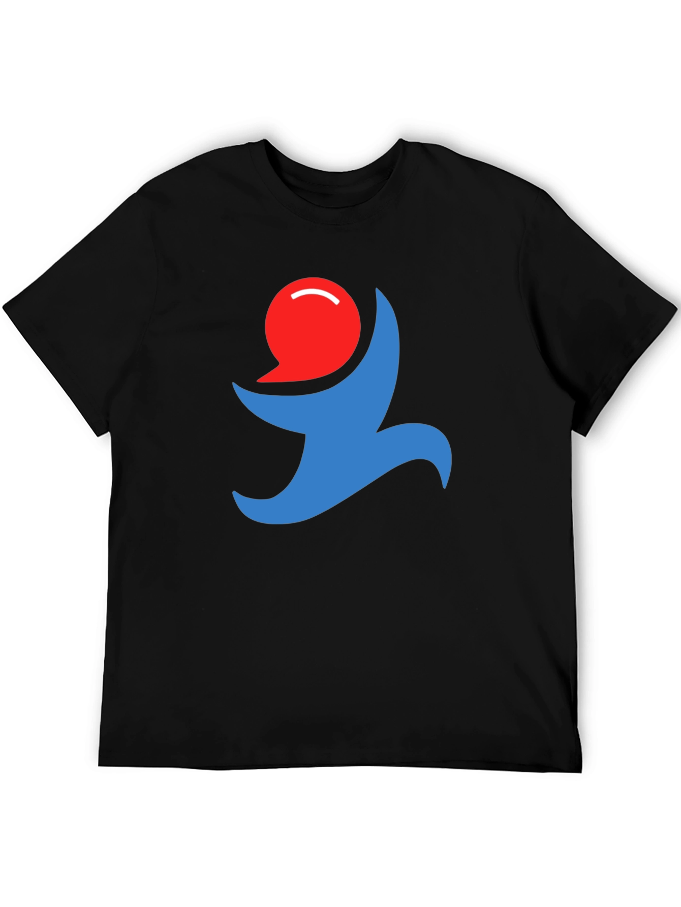 Abstract Logo Black T-Shirt