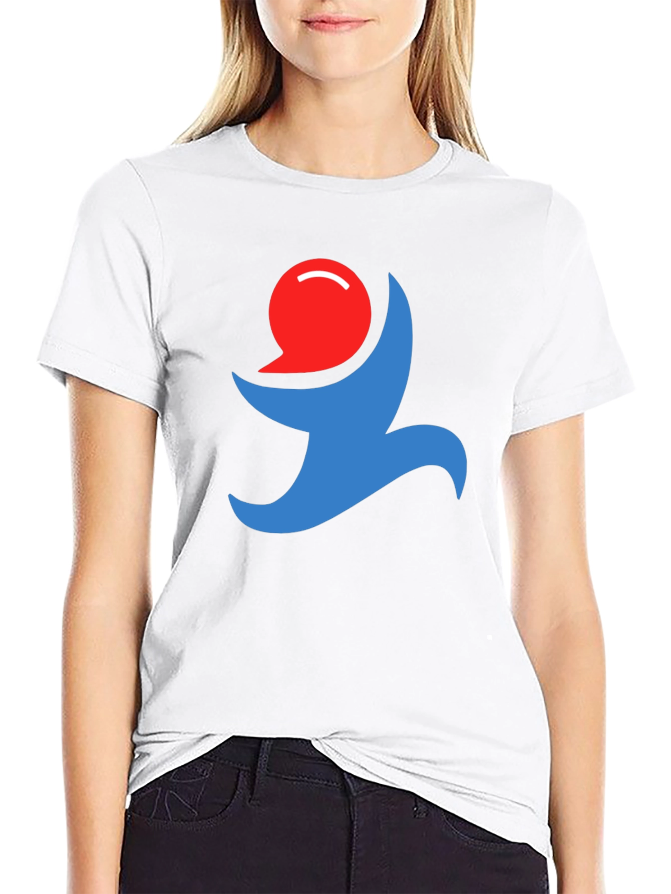 Abstract Logo Black T-Shirt