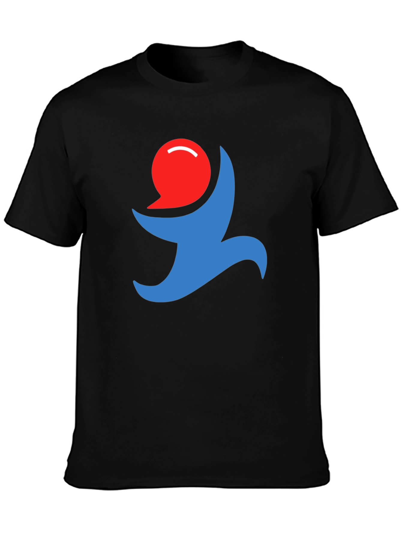 Abstract Logo Black T-Shirt