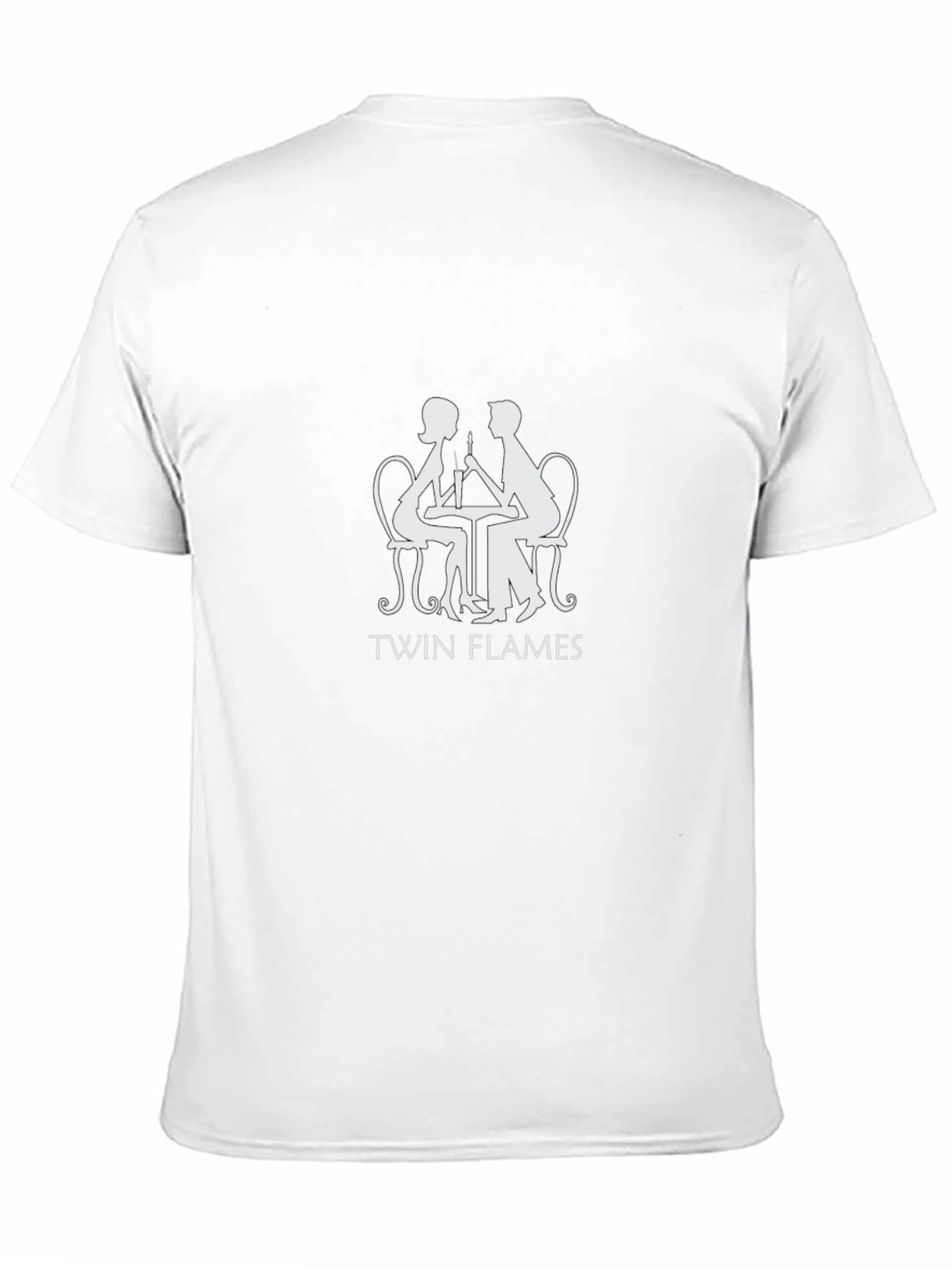 Twin Flames Graphic Tee - Romantic Couple T-Shirt