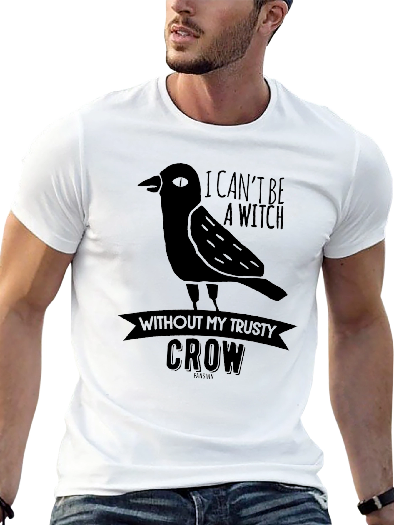 Trusty Crow Graphic Tee - Witch T-Shirt