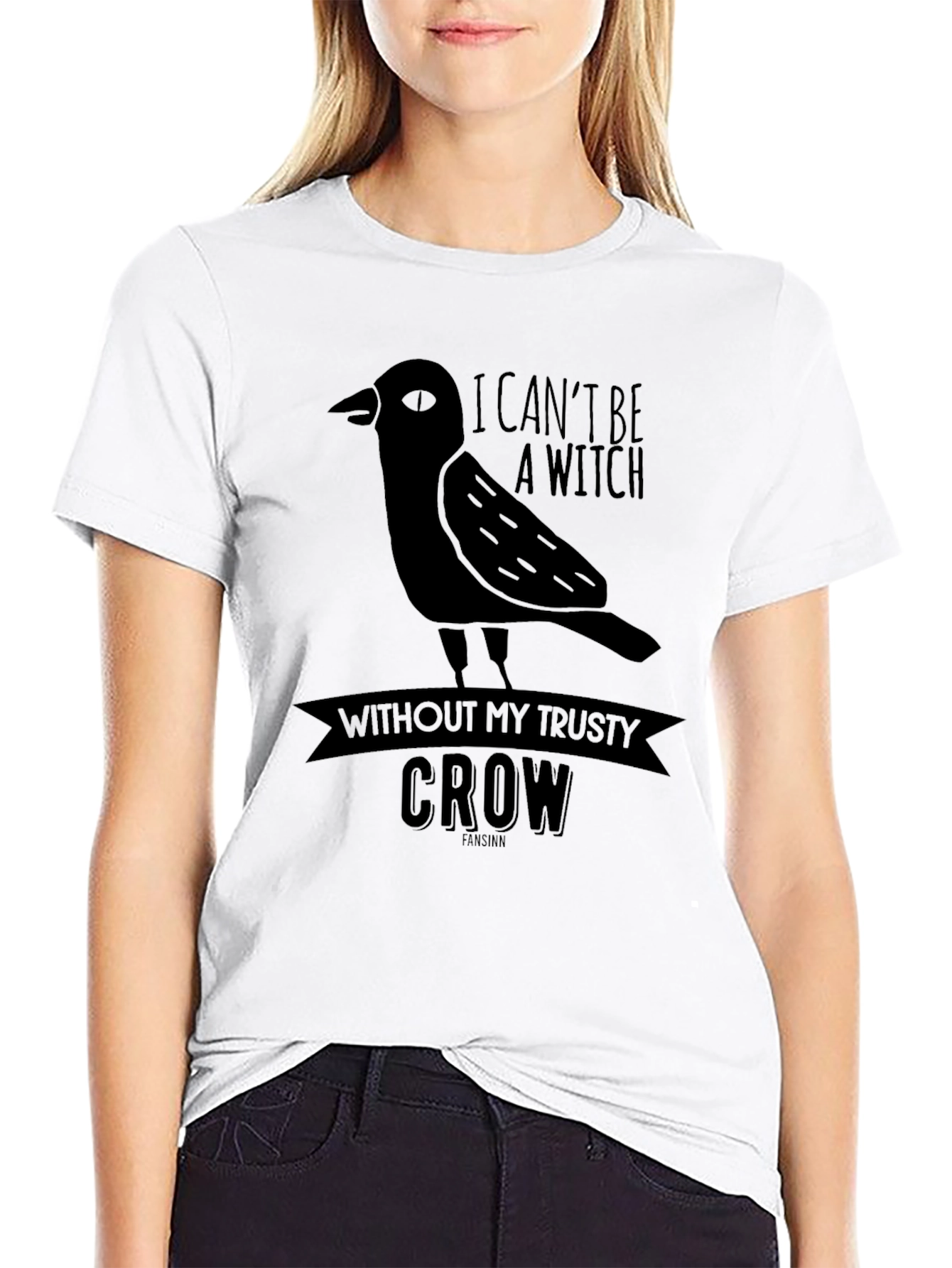 Trusty Crow Graphic Tee - Witch T-Shirt