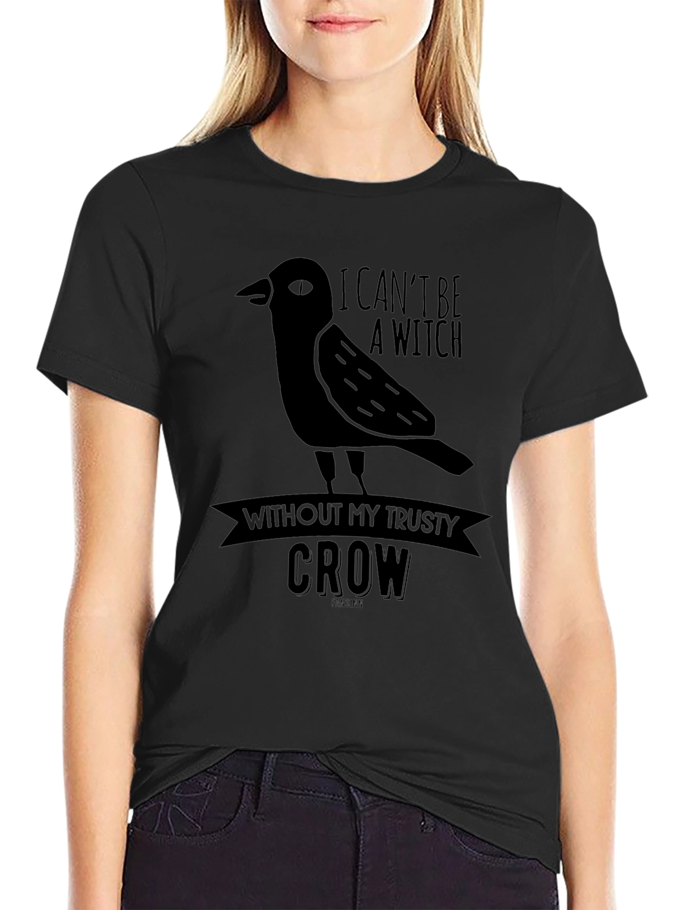 Trusty Crow Graphic Tee - Witch T-Shirt