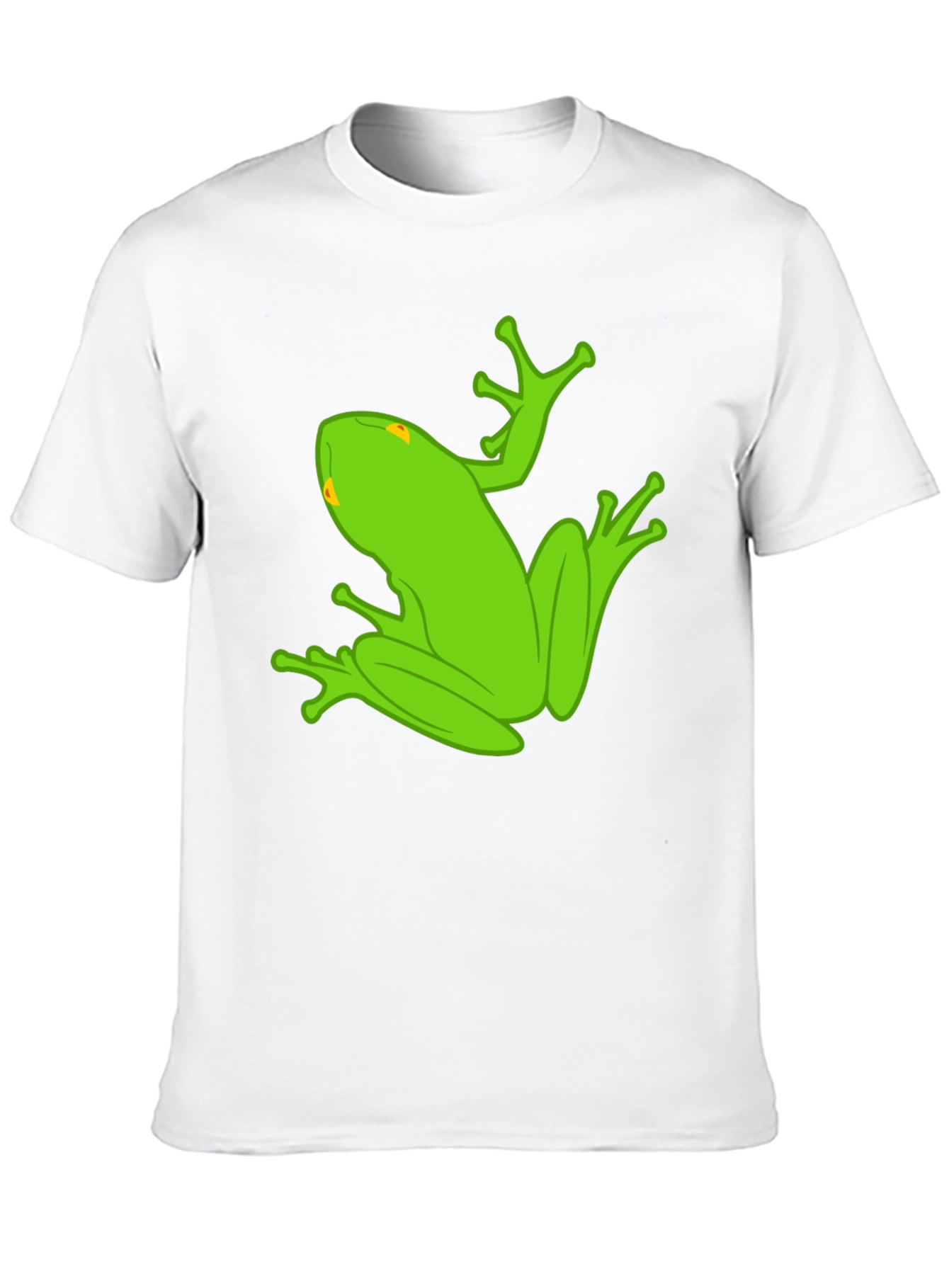 Frog Graphic Tee - Quirky Black Cotton T-Shirt