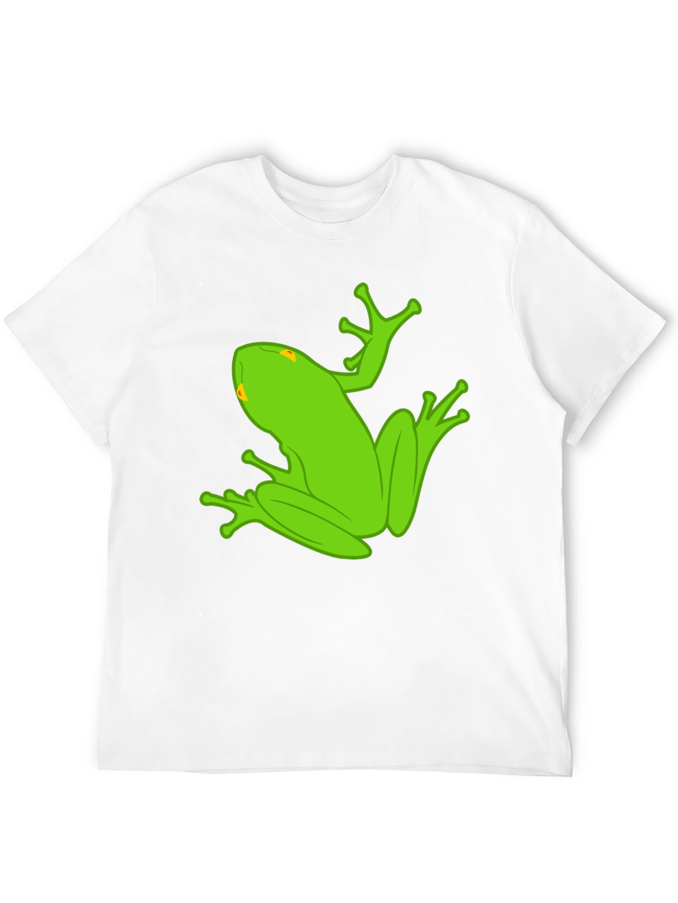 Frog Graphic Tee - Quirky Black Cotton T-Shirt