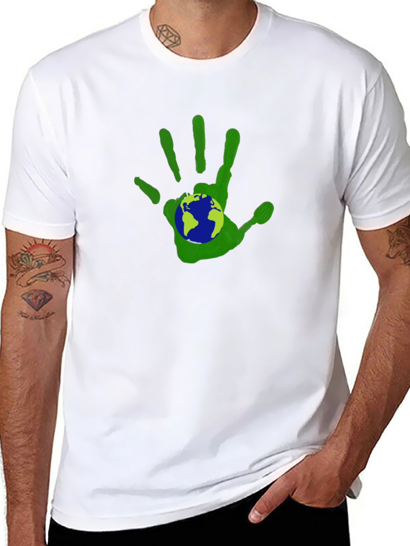 Eco Handprint Earth T-Shirt