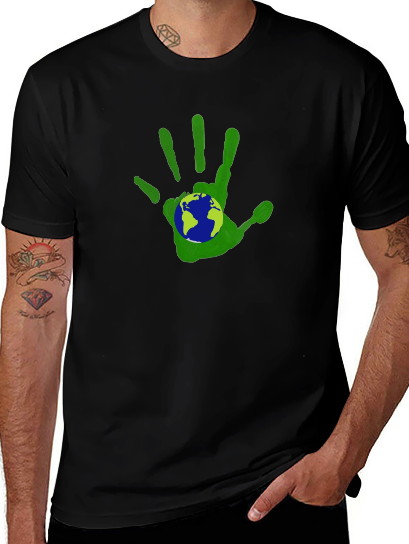 Eco Handprint Earth T-Shirt
