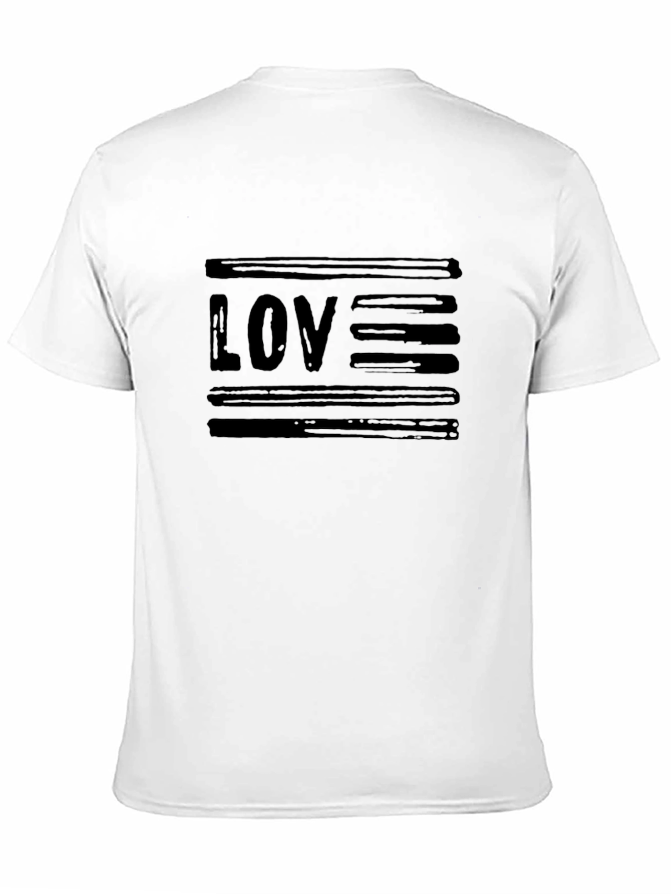 Black Graphic Tee - LOVE Design