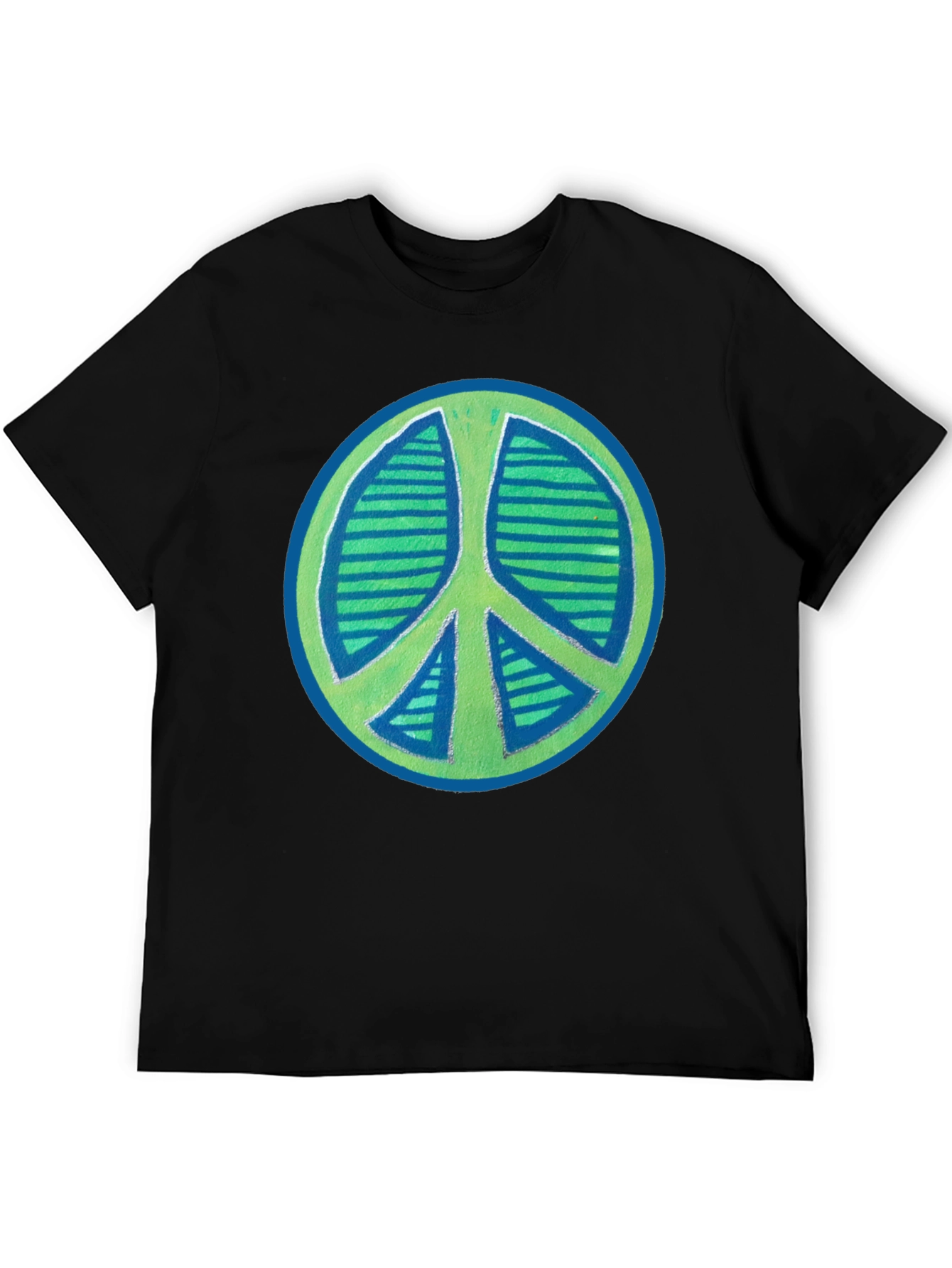 Peace Sign Graphic Tee - Retro Style