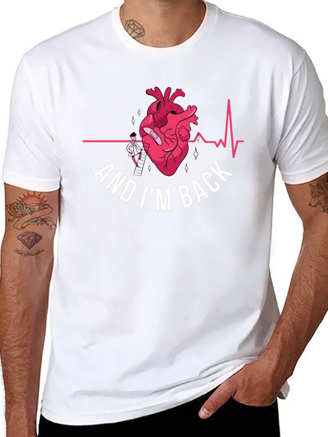 Heart Surgery Recovery T-Shirt - And Im Back