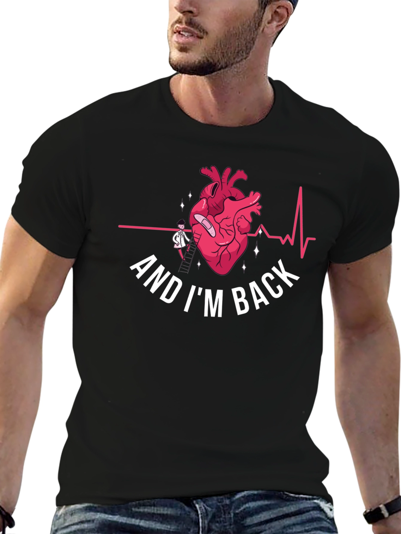 Heart Surgery Recovery T-Shirt - And Im Back