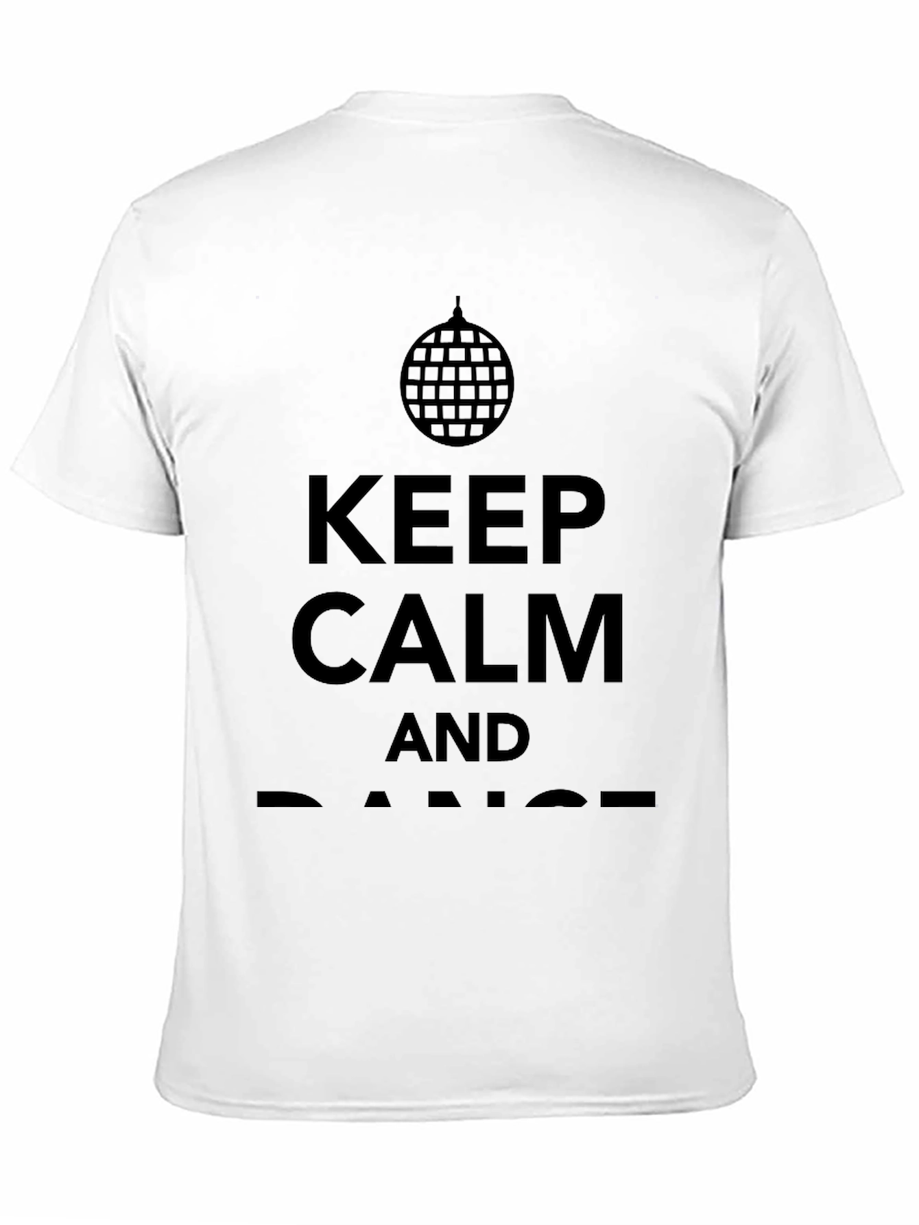 Keep Calm & Dance T-Shirt Disco Ball Graphic