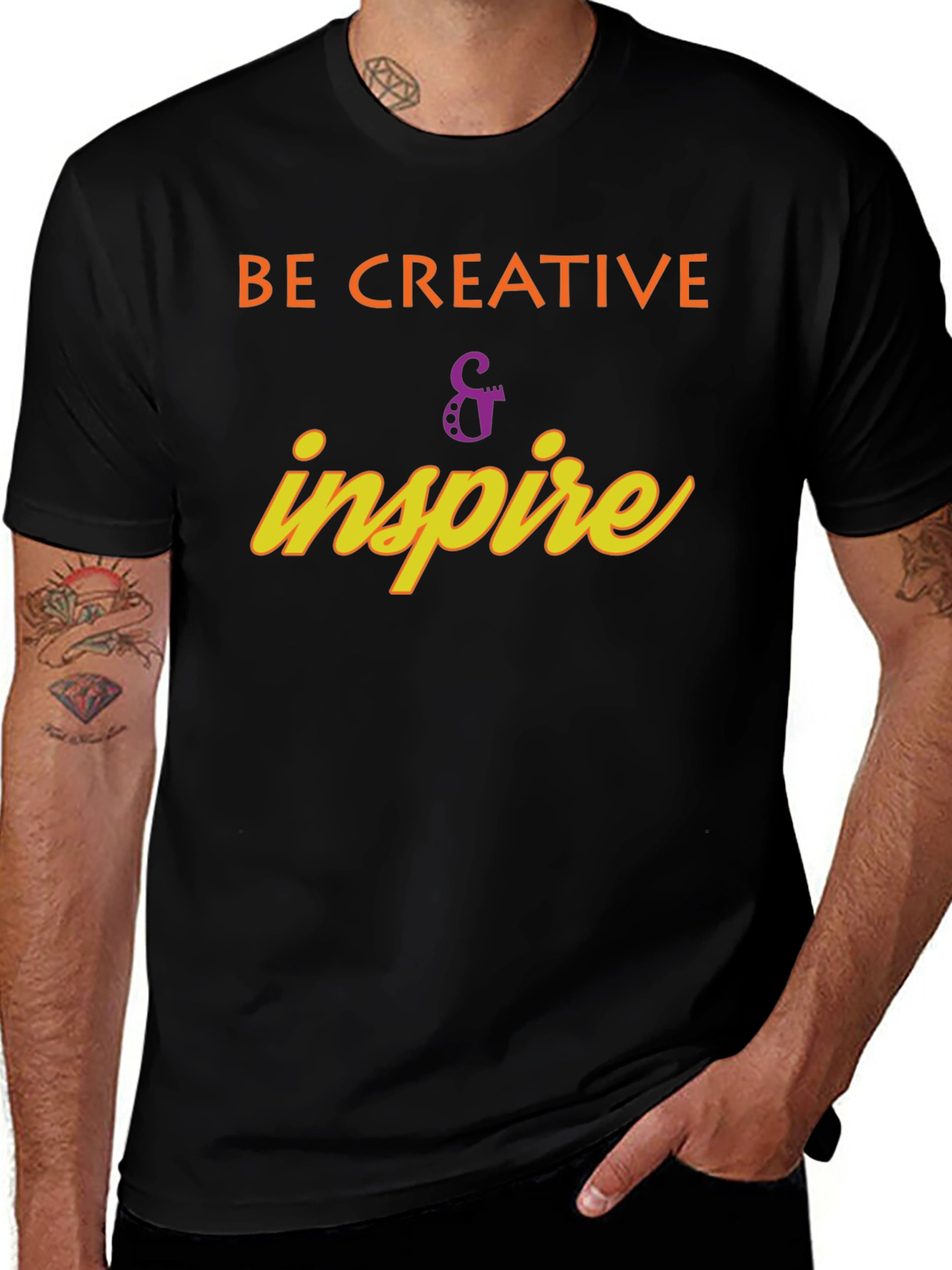 Be Creative & Inspire Graphic T-Shirt