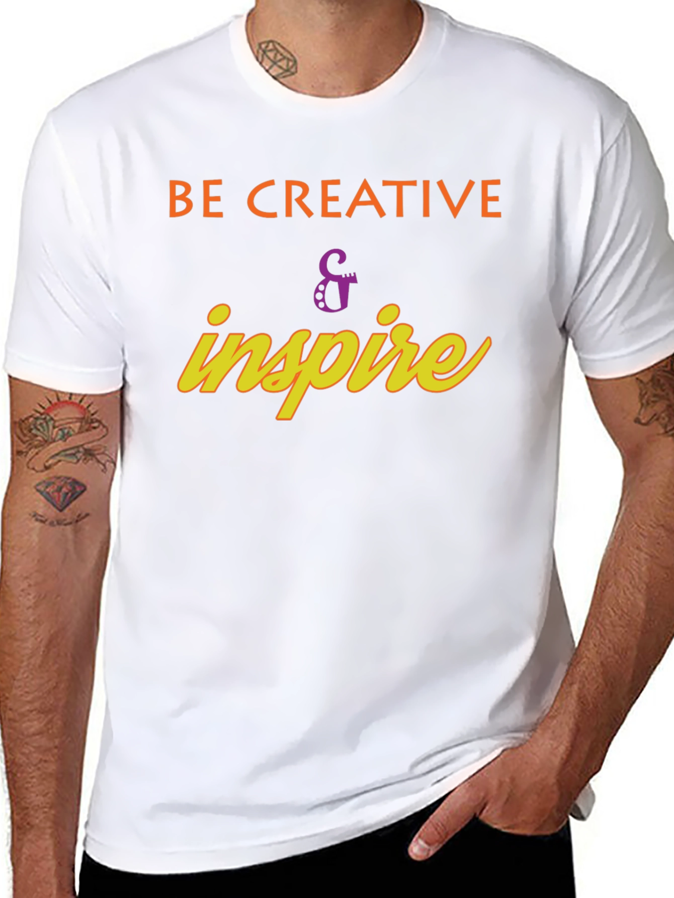 Be Creative & Inspire Graphic T-Shirt