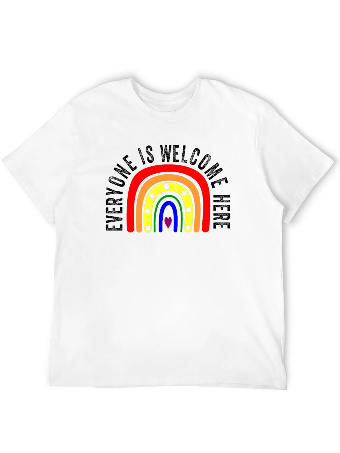 Everyone Welcome Rainbow Pride T-Shirt