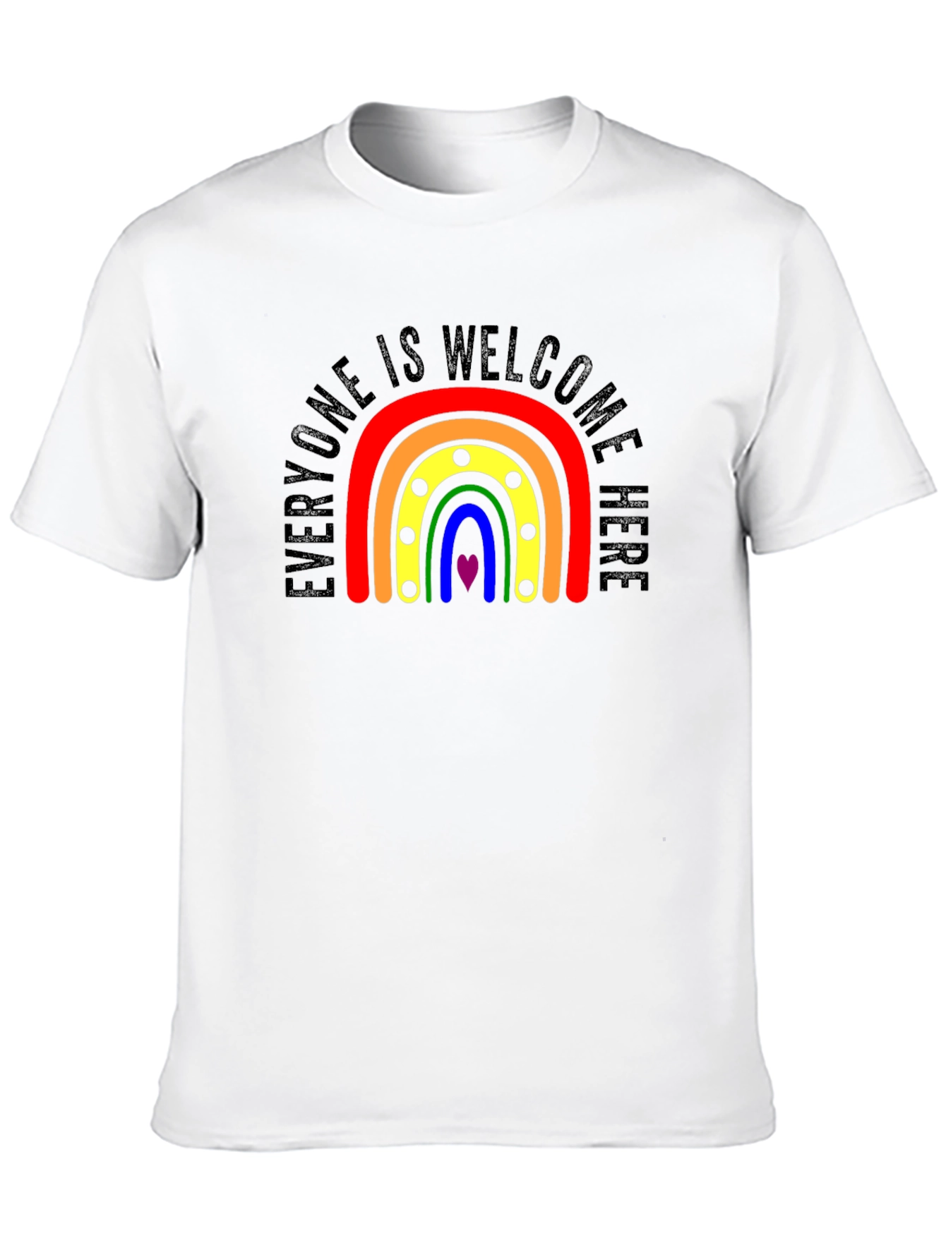 Everyone Welcome Rainbow Pride T-Shirt