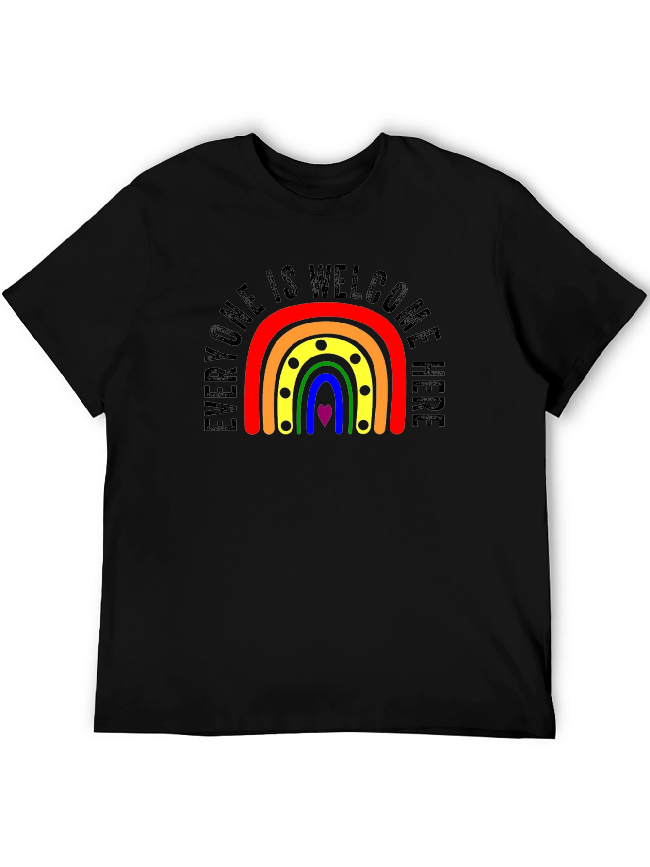 Everyone Welcome Rainbow Pride T-Shirt