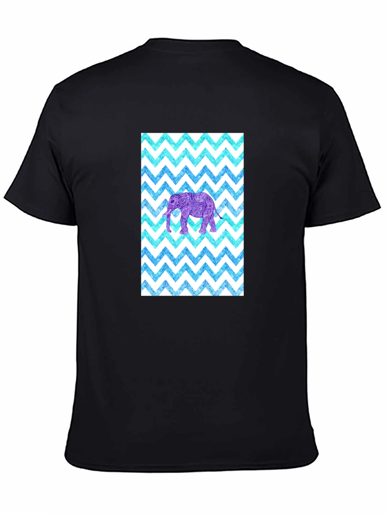 Elephant Zigzag Pattern T-Shirt