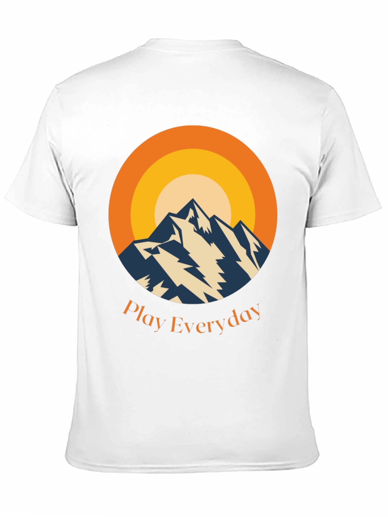 Mountain Sunset Graphic Tee - Play Everyday