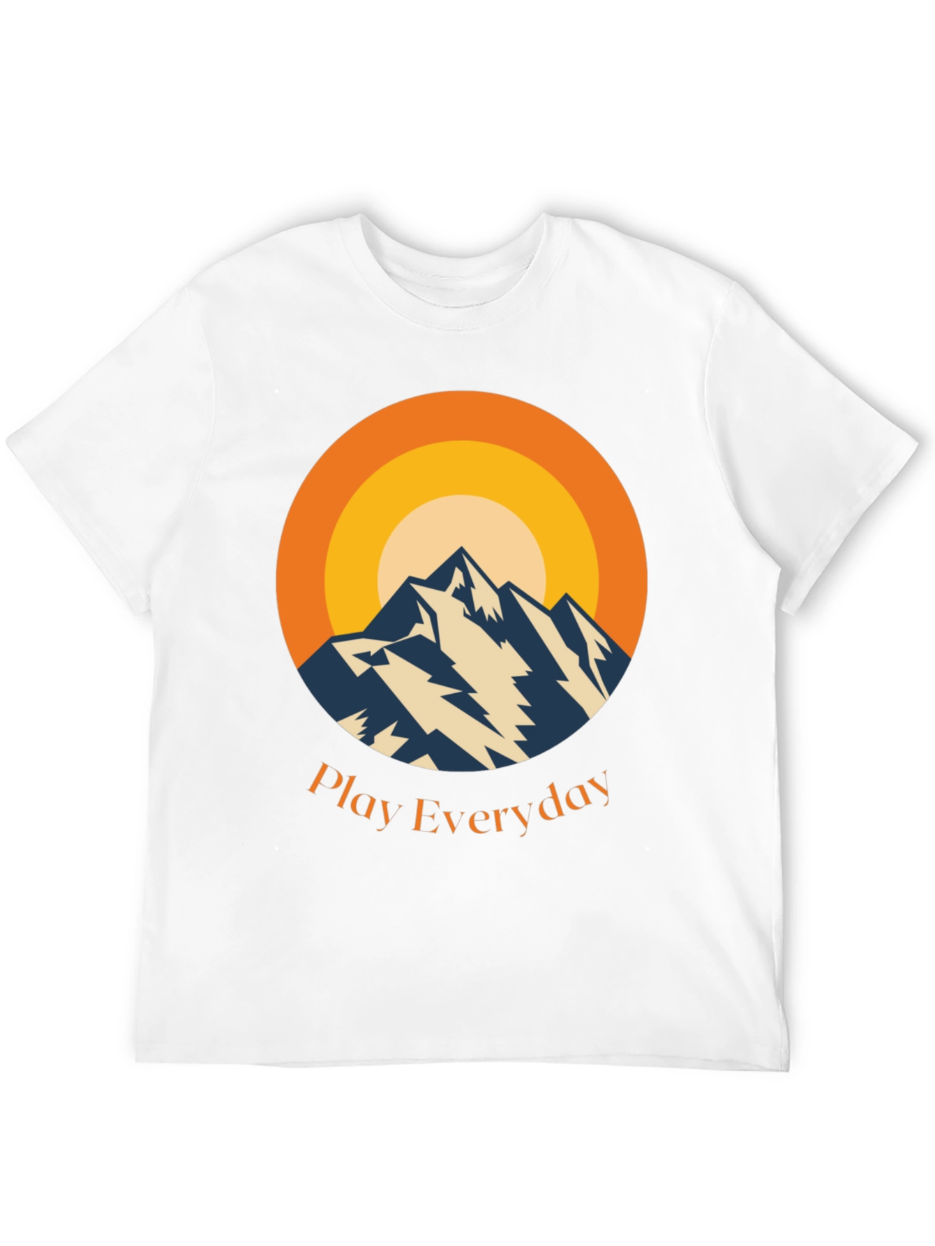Mountain Sunset Graphic Tee - Play Everyday