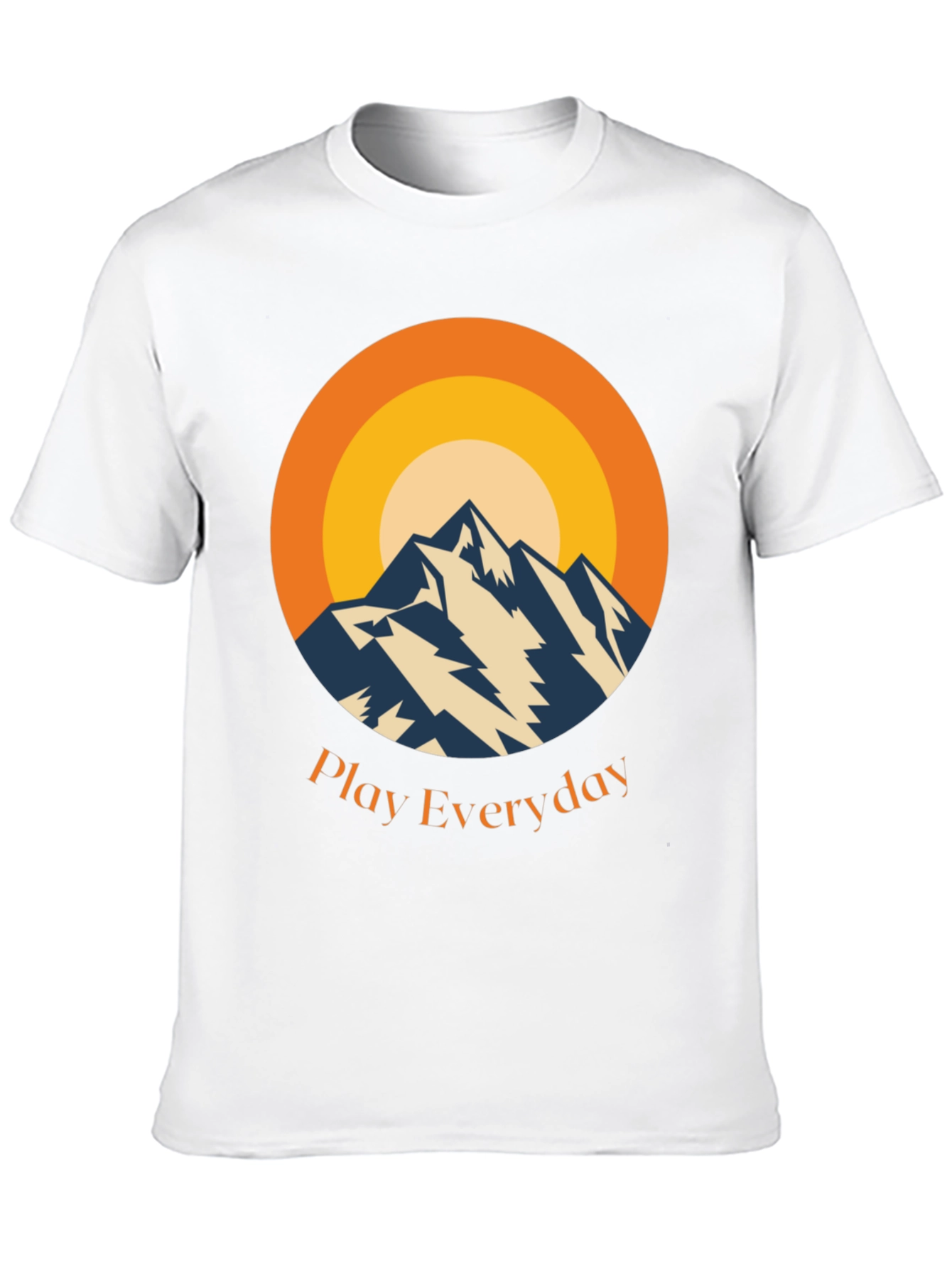 Mountain Sunset Graphic Tee - Play Everyday