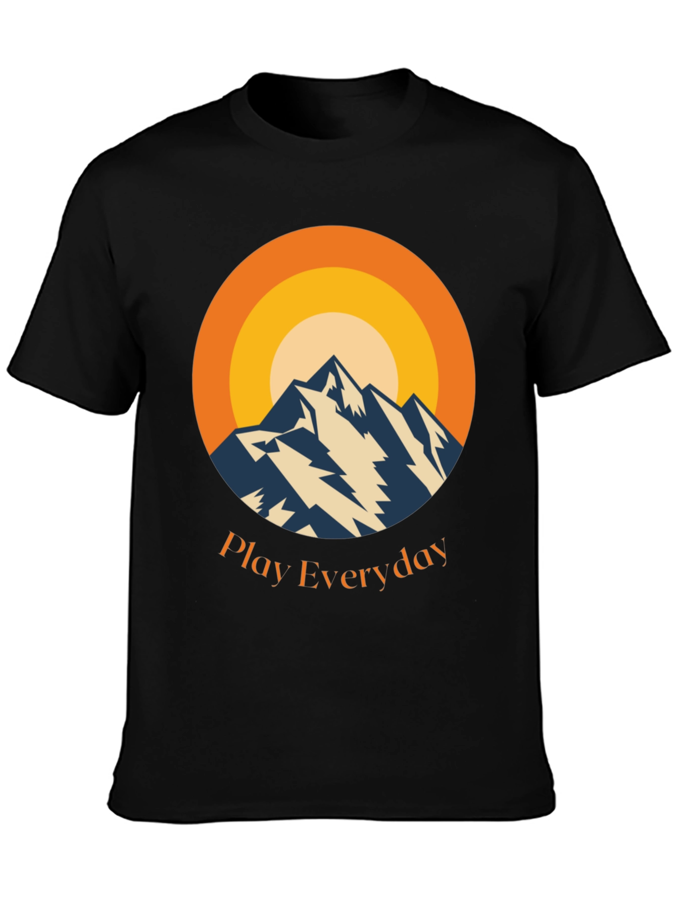 Mountain Sunset Graphic Tee - Play Everyday