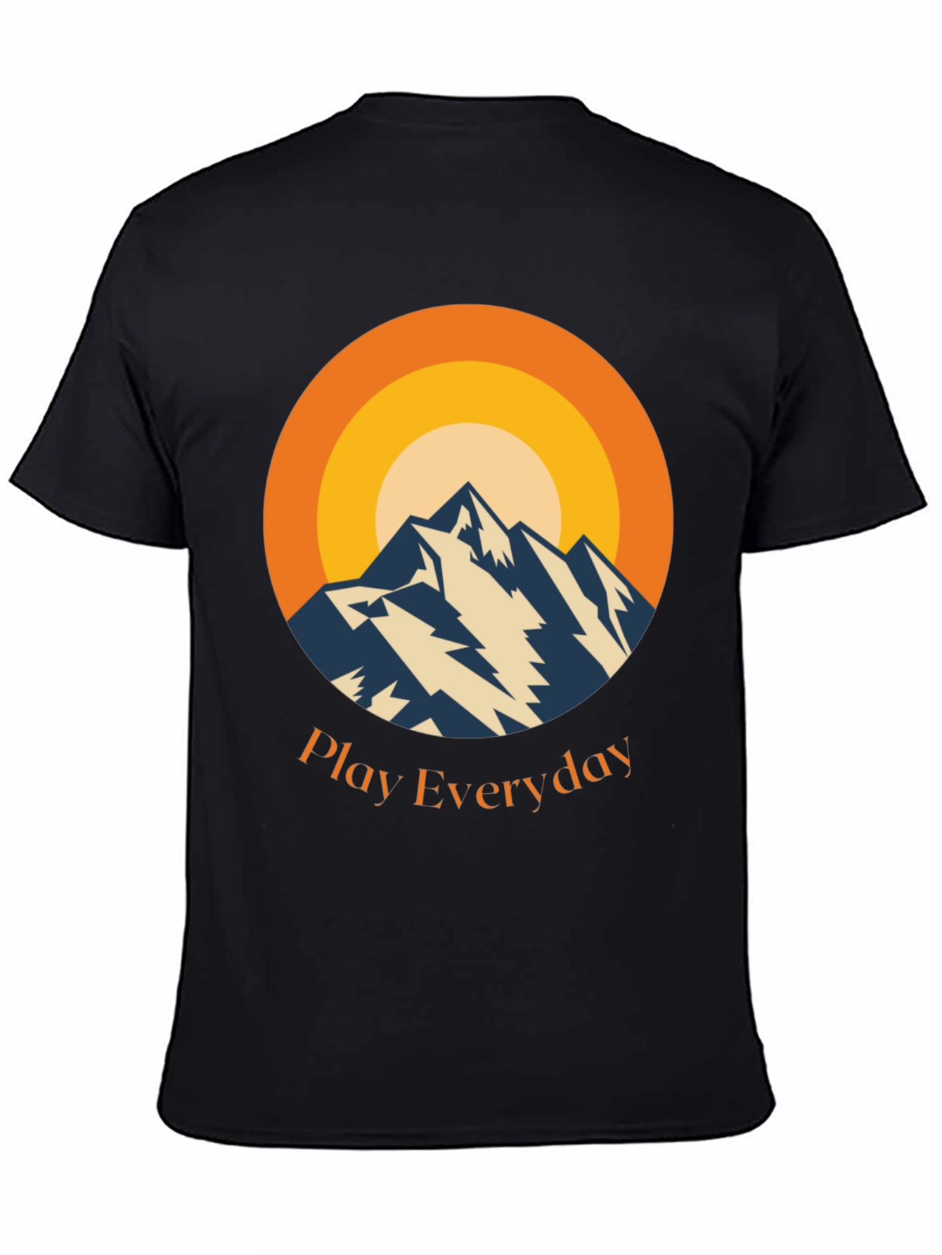 Mountain Sunset Graphic Tee - Play Everyday