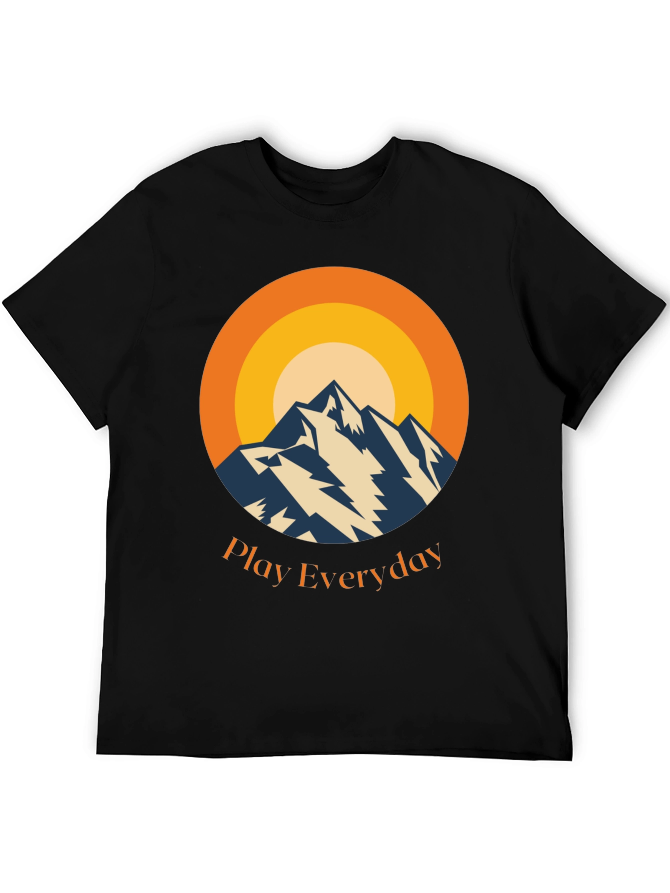 Mountain Sunset Graphic Tee - Play Everyday