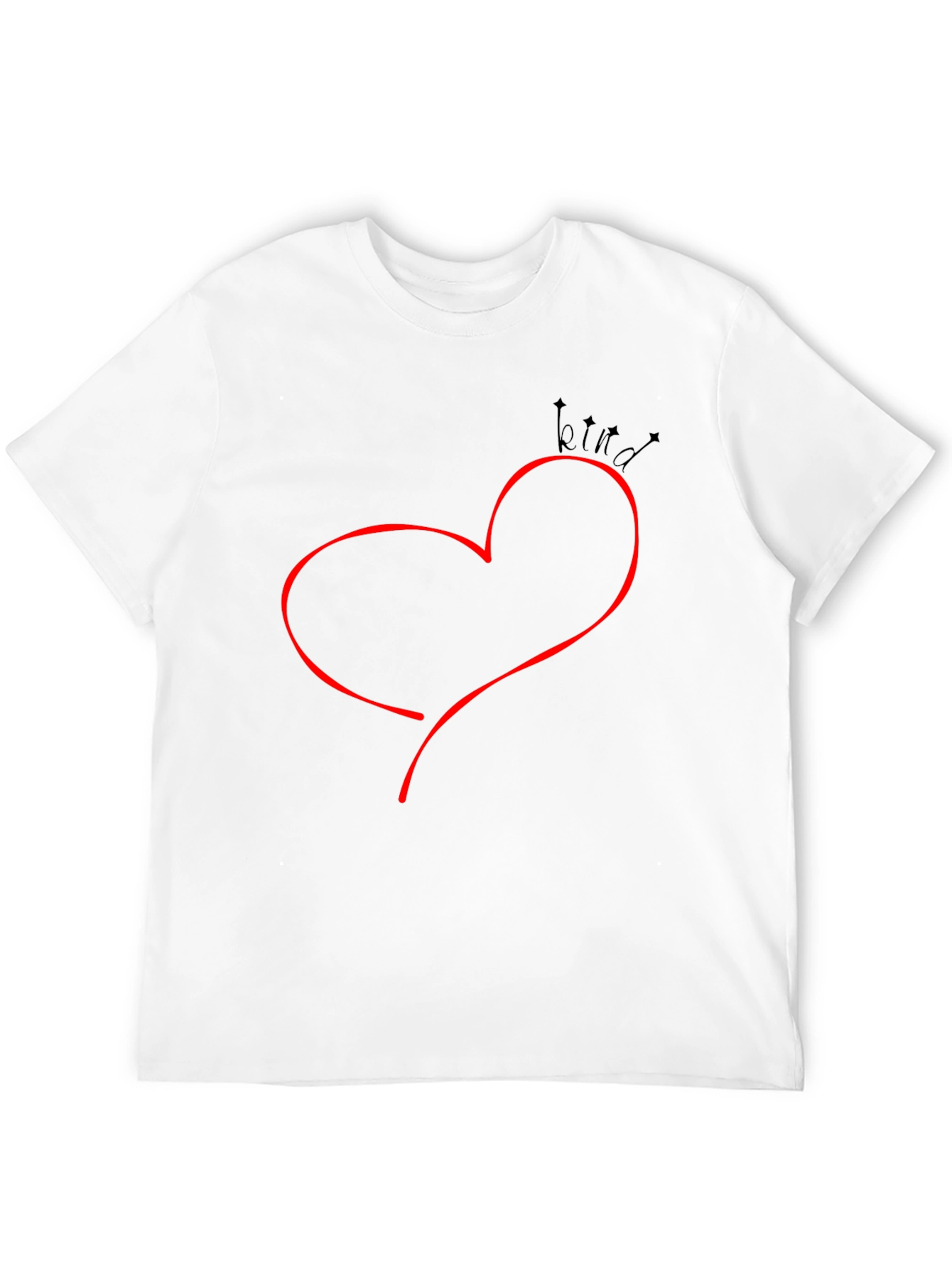 Kind Heart Graphic Tee - Casual Comfort