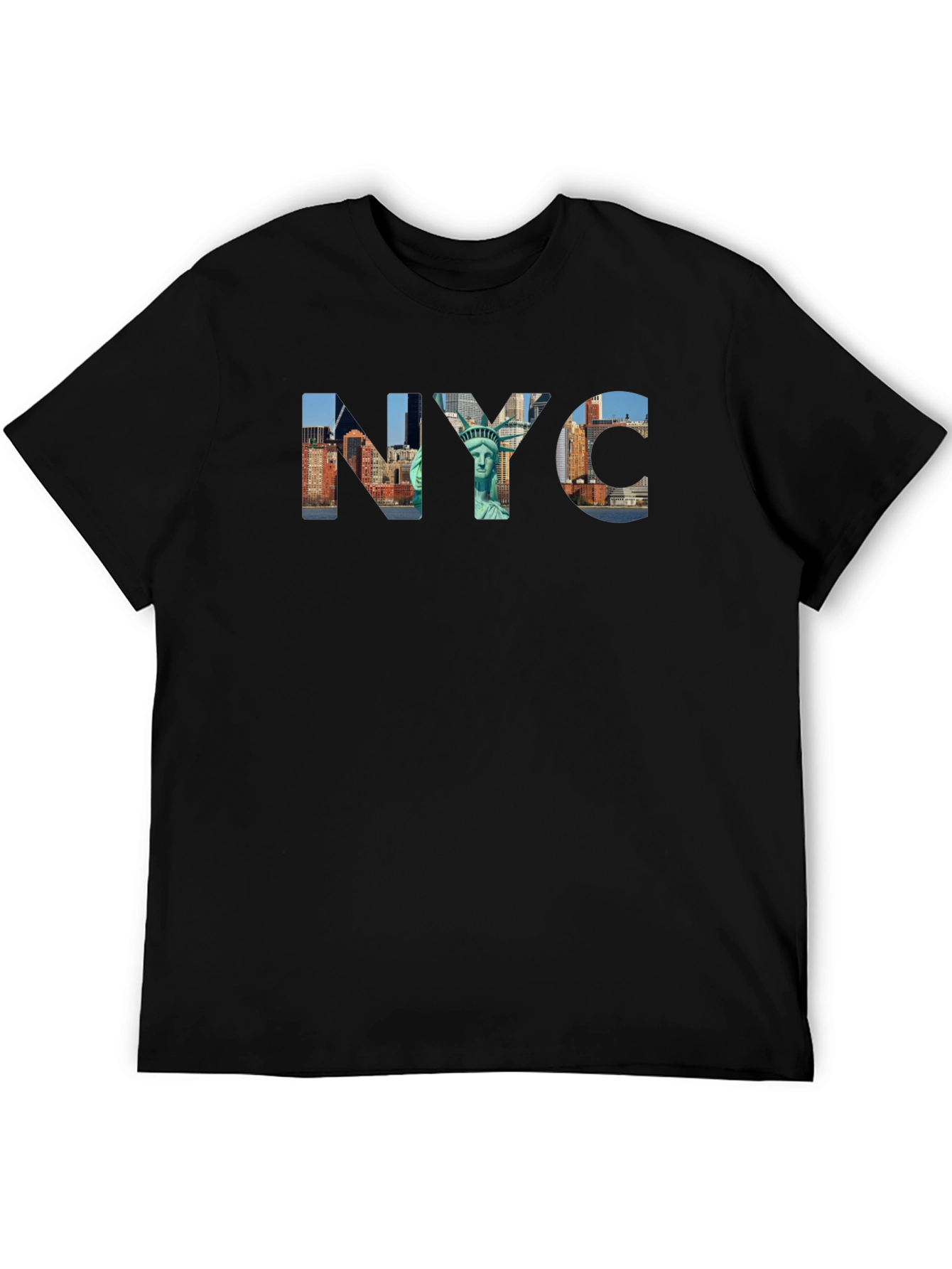 NYC Skyline Black Graphic T-Shirt
