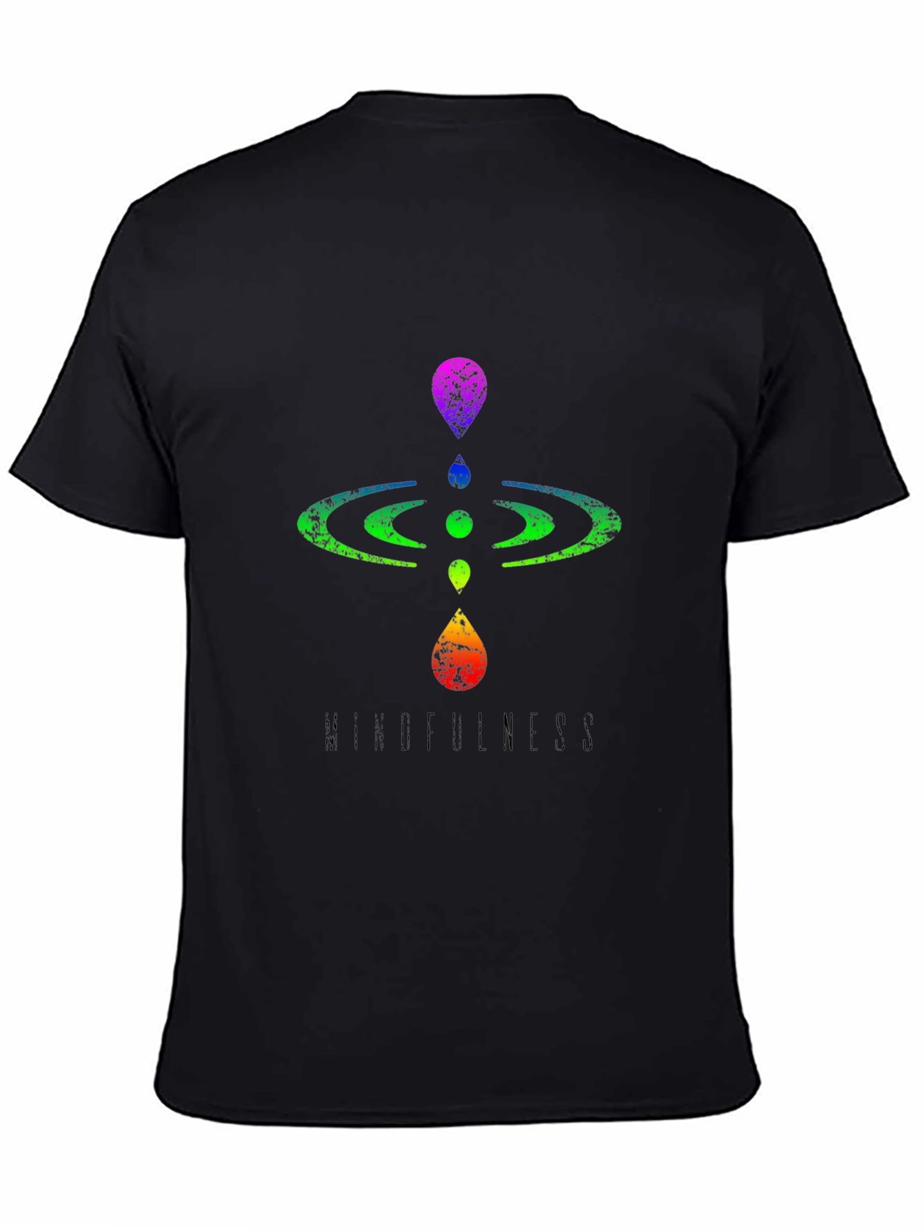 Mindfulness Graphic Tee - Mens Black T-Shirt