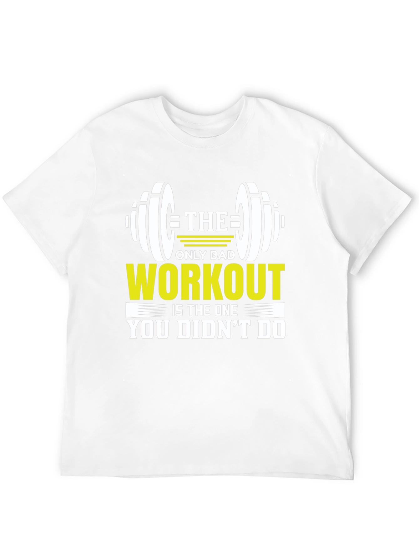 Workout Motivational Black T-Shirt