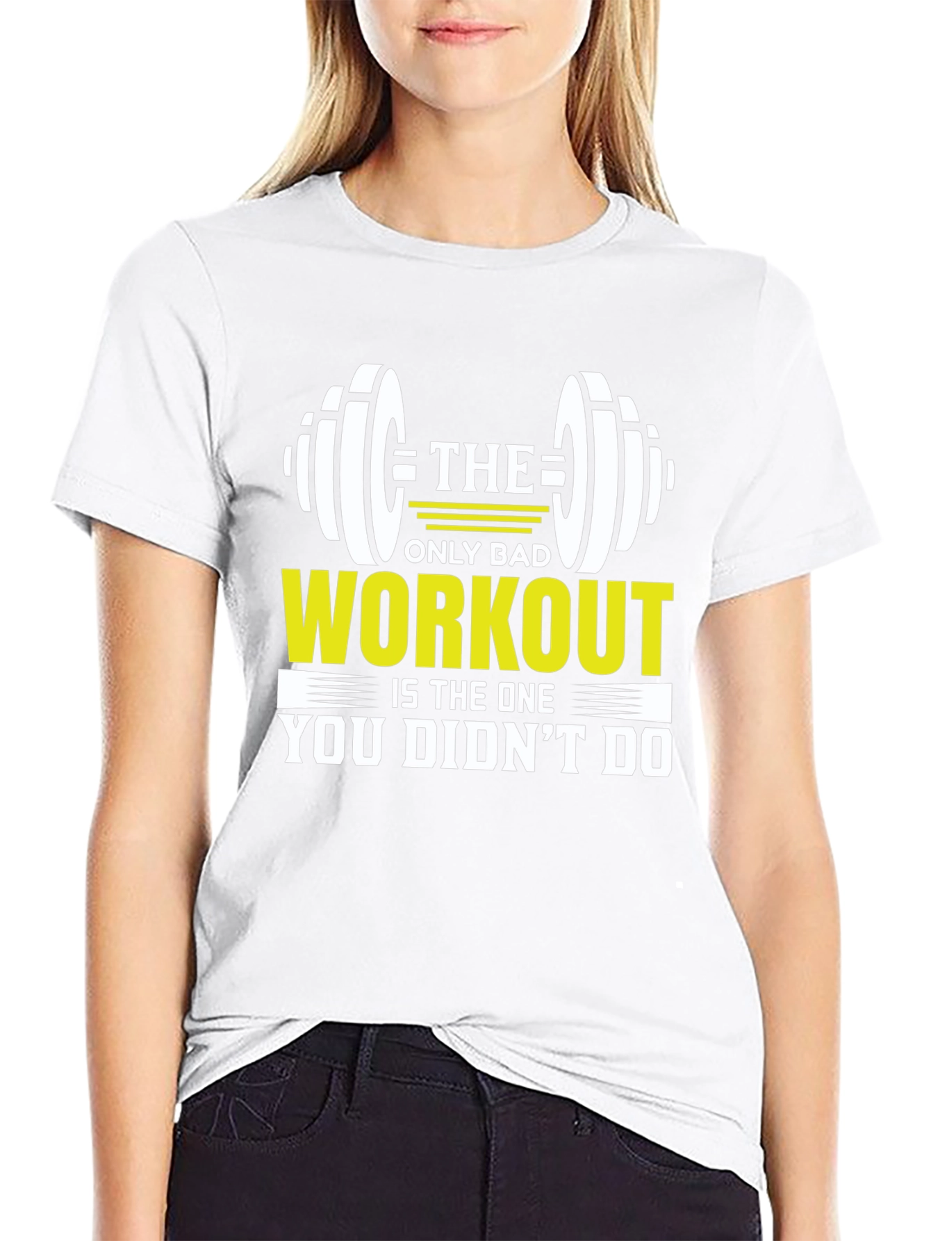 Workout Motivational Black T-Shirt