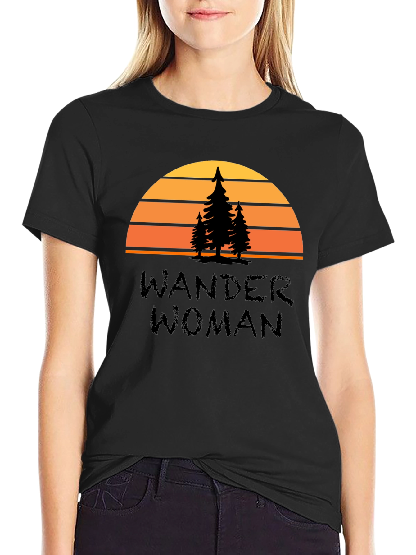 Wander Woman Graphic T-Shirt Nature Lover Tee
