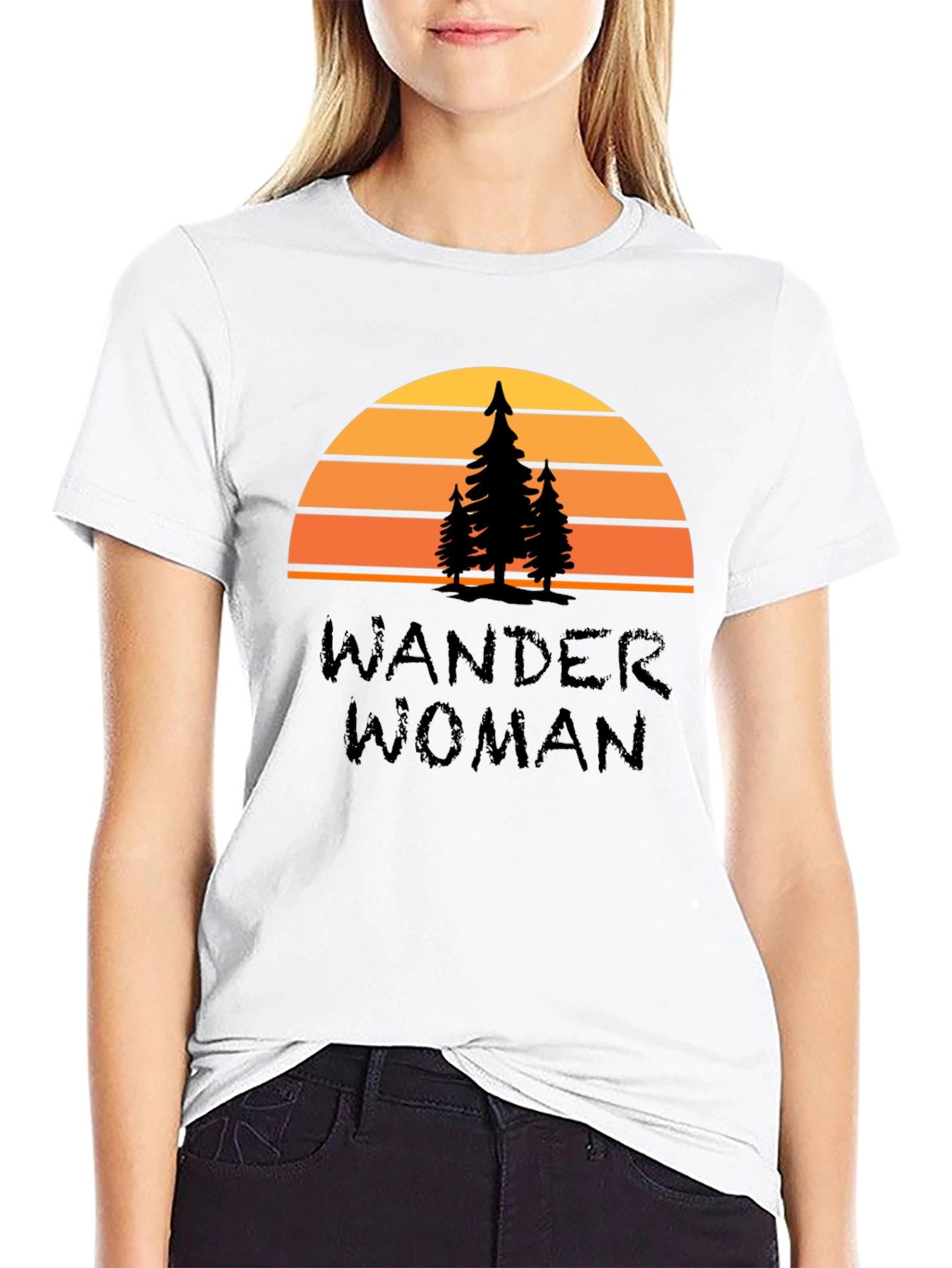 Wander Woman Graphic T-Shirt Nature Lover Tee