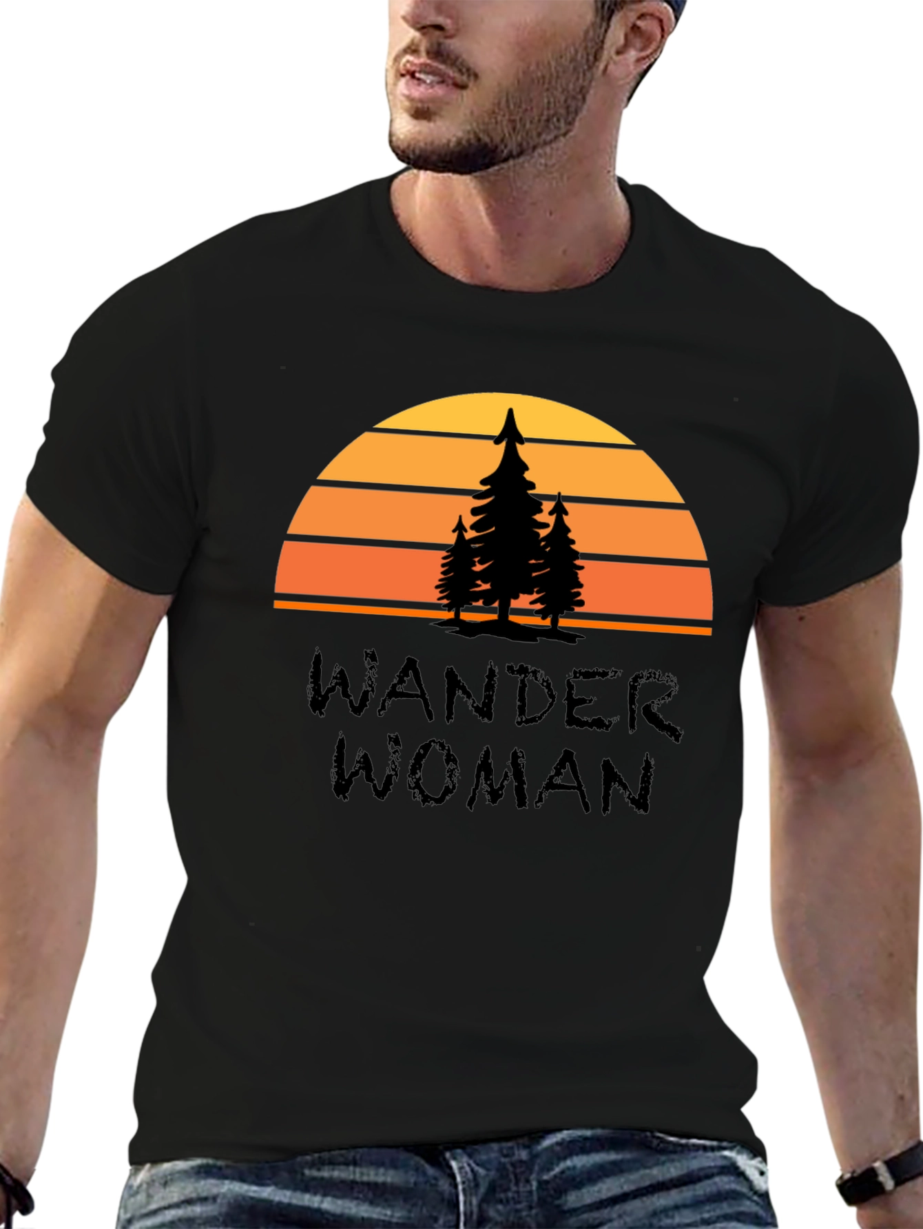 Wander Woman Graphic T-Shirt Nature Lover Tee